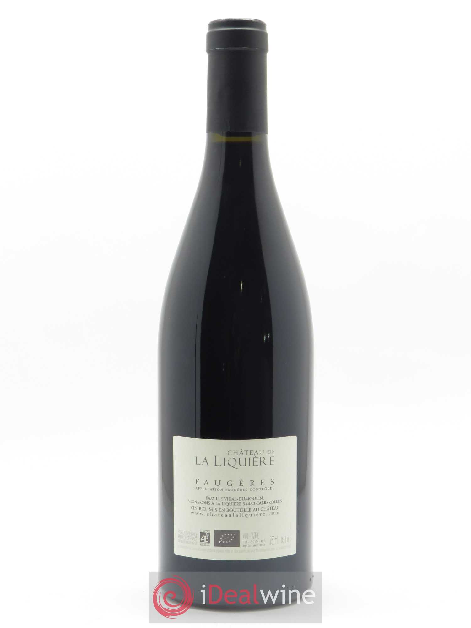 Faugères Château de La Liquière Cistus Famille Vidal 2018 - Lot de 1 bouteille - 1