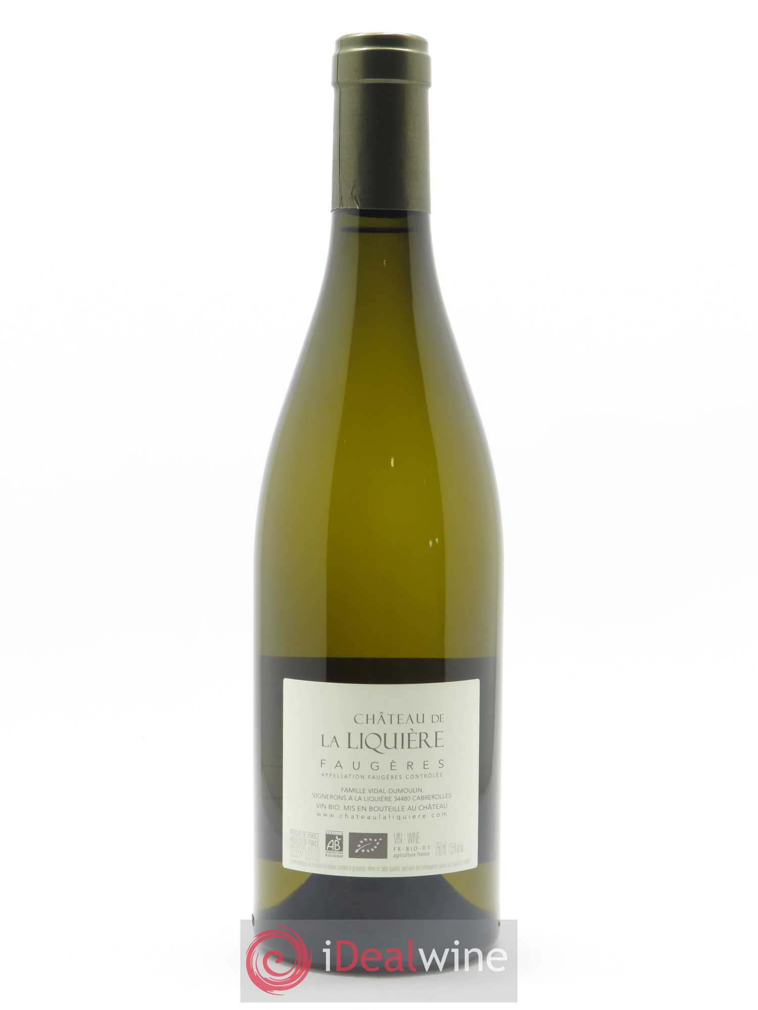 Faugères Château de La Liquière Cistus Famille Vidal 2019 - Lot de 1 bouteille - 1