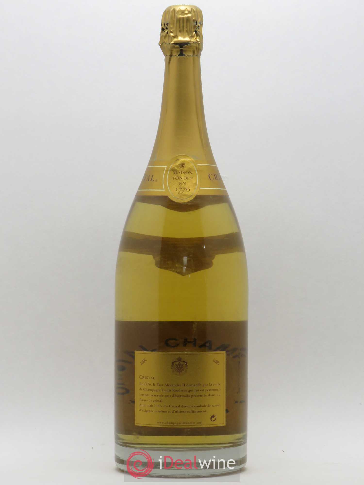 Cristal Louis Roederer 1996 - Lot de 1 magnum - 1
