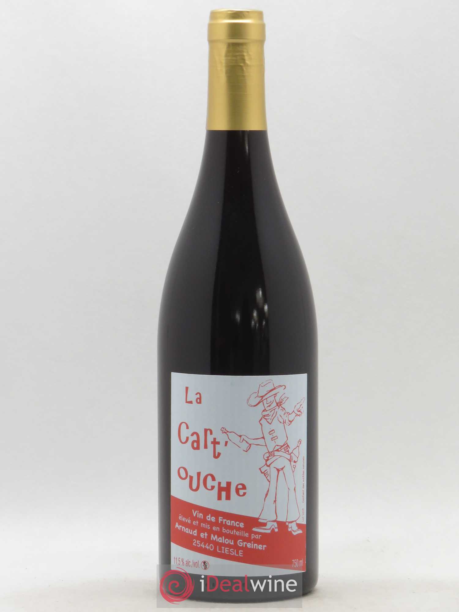 Vin de France La Cart'ouche Arnaud et Malou Greiner (sans prix de réserve) 2019 - Posten von 1 Flasche - 0