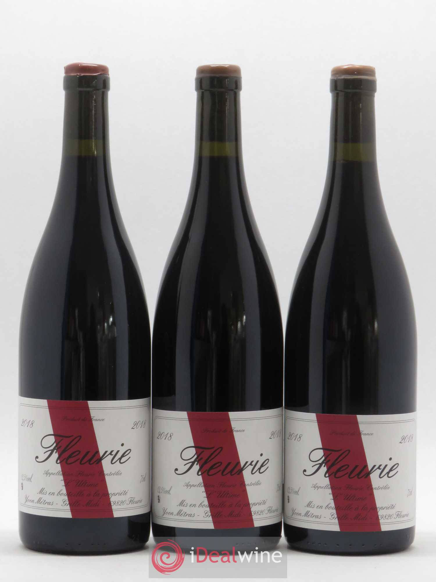 Fleurie l'Ultime Yvon Métras 2018 - Lot de 3 bouteilles - 0