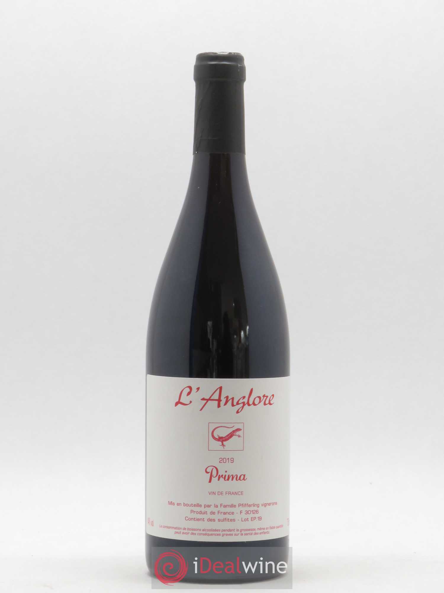 Vin de France Prima L'Anglore 2019 - Lot de 1 bouteille - 0