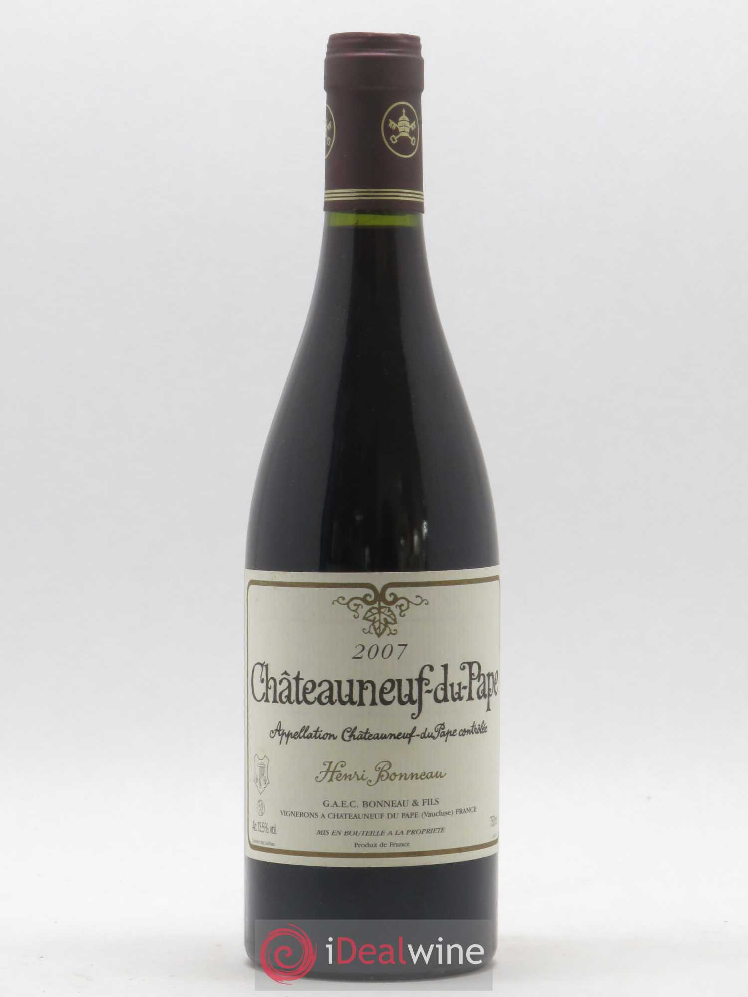 Châteauneuf-du-Pape Henri Bonneau Henri Bonneau & Fils 2007 - Lot de 1 bouteille - 0