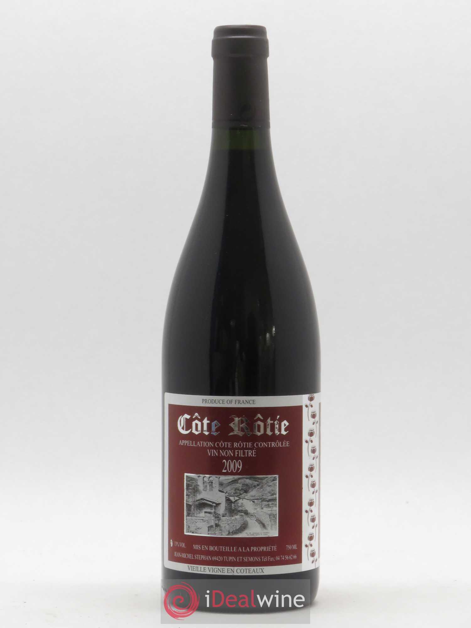 Côte-Rôtie Vieilles Vignes en Coteaux Jean-Michel Stephan 2009 - Lot de 1 bouteille - 0