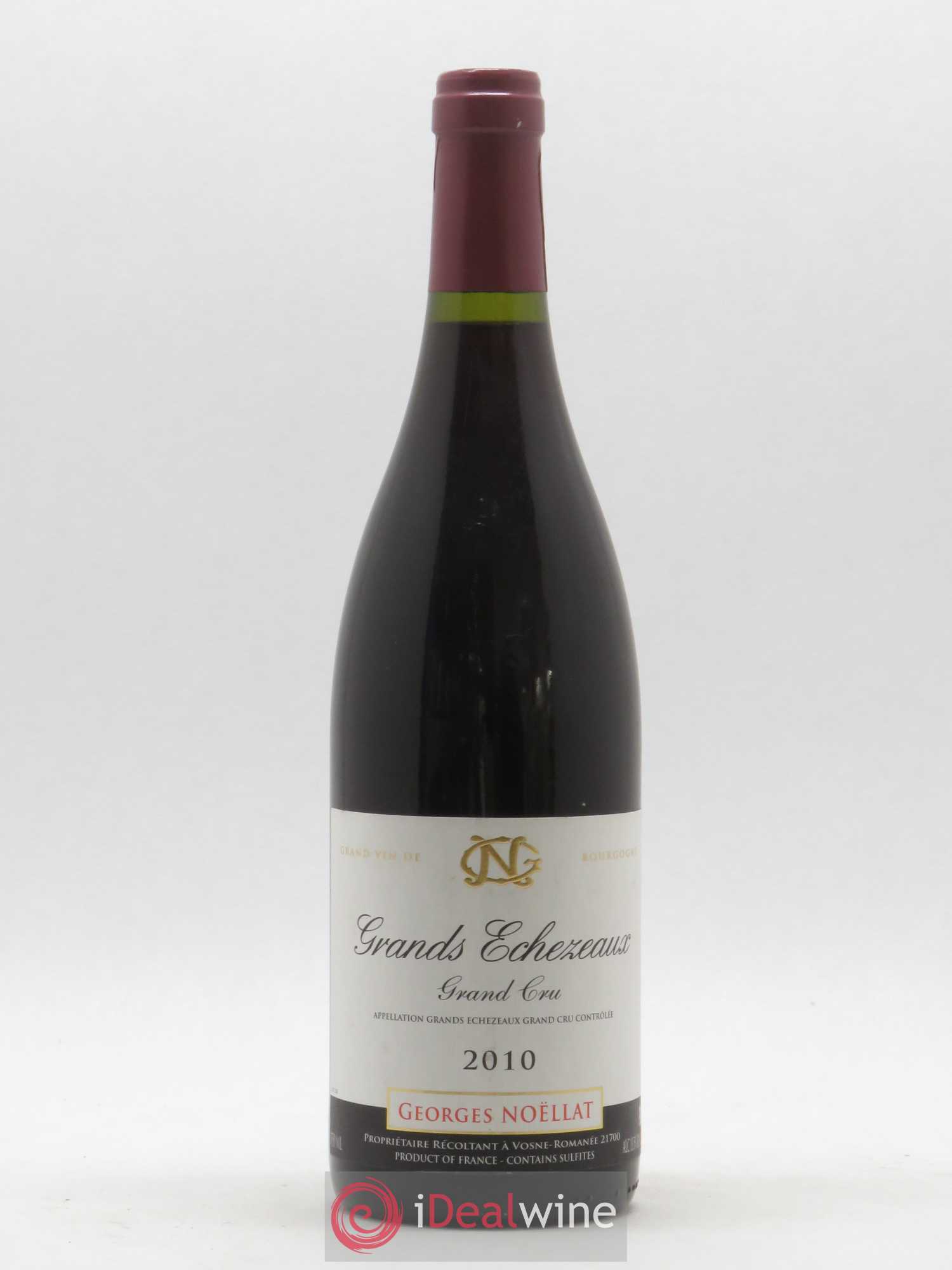 Grands-Echezeaux Grand Cru Georges Noëllat (Domaine) 2010 - Lot de 1 bouteille - 0