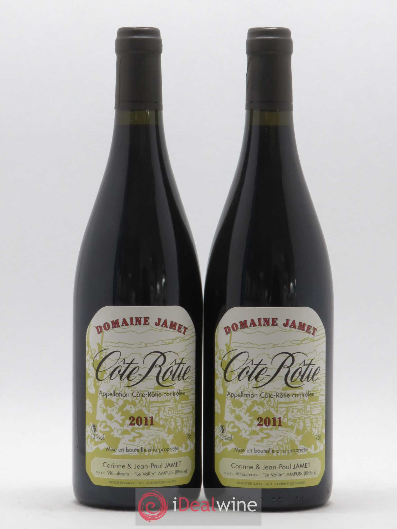 Côte-Rôtie Jamet (Domaine) 2011 - Lot de 2 bouteilles - 0