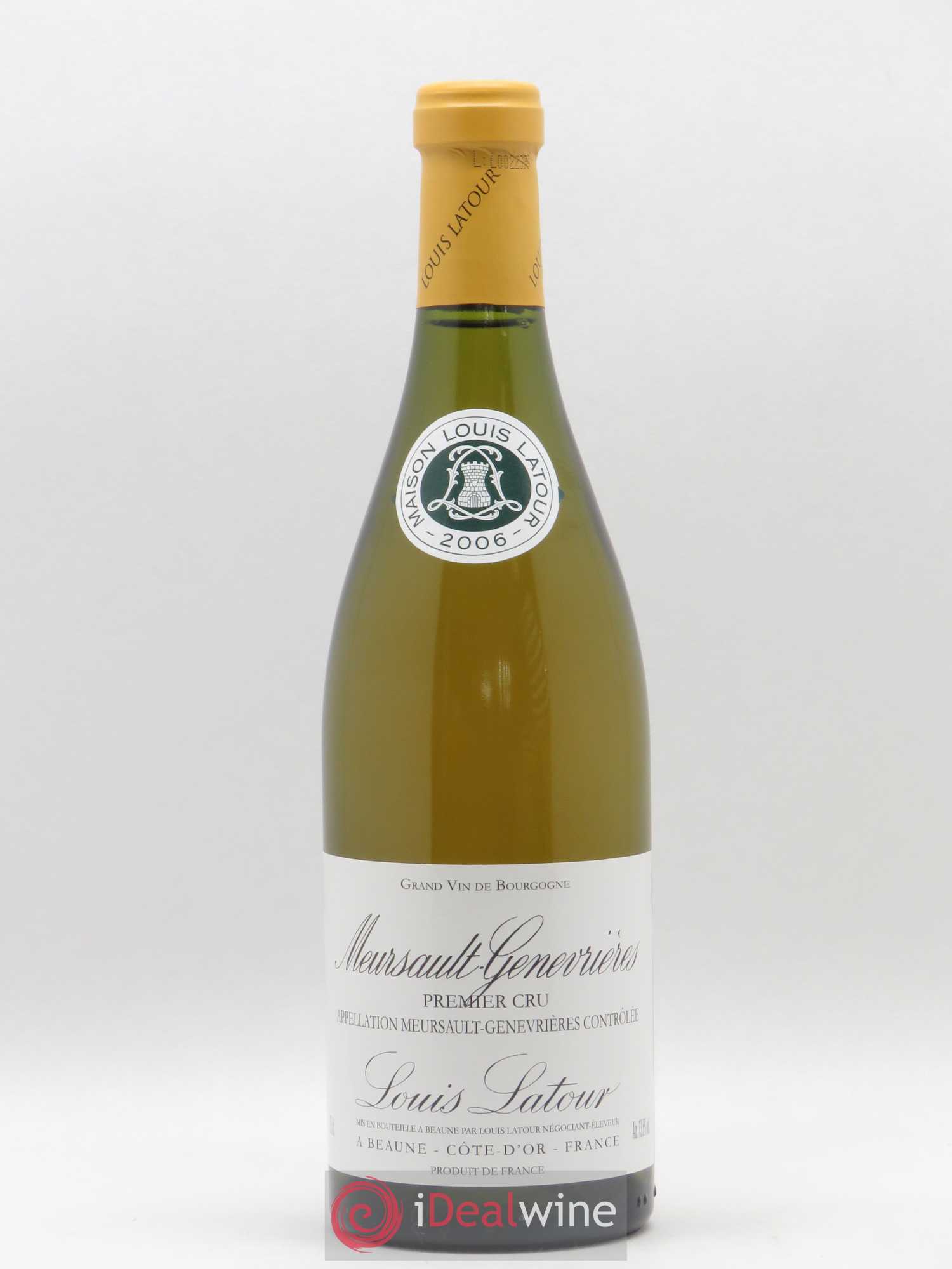Meursault 1er Cru Genevrières Louis Latour (sans prix de réserve) 2006 - Lot de 1 bouteille - 0