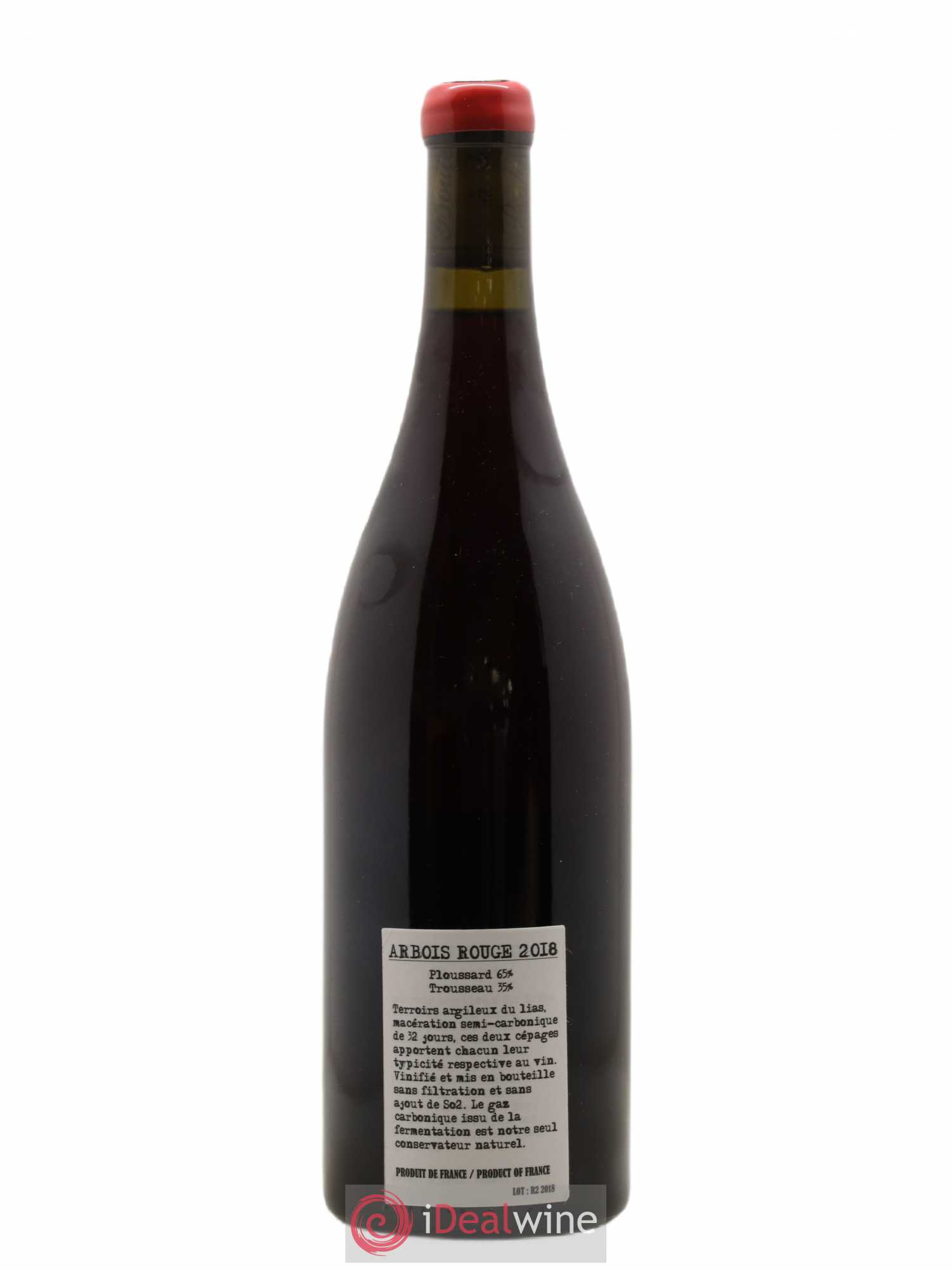 Arbois Ploussard Trousseau Adeline Houillon & Renaud Bruyère 2018 - Lot de 1 bouteille - 1