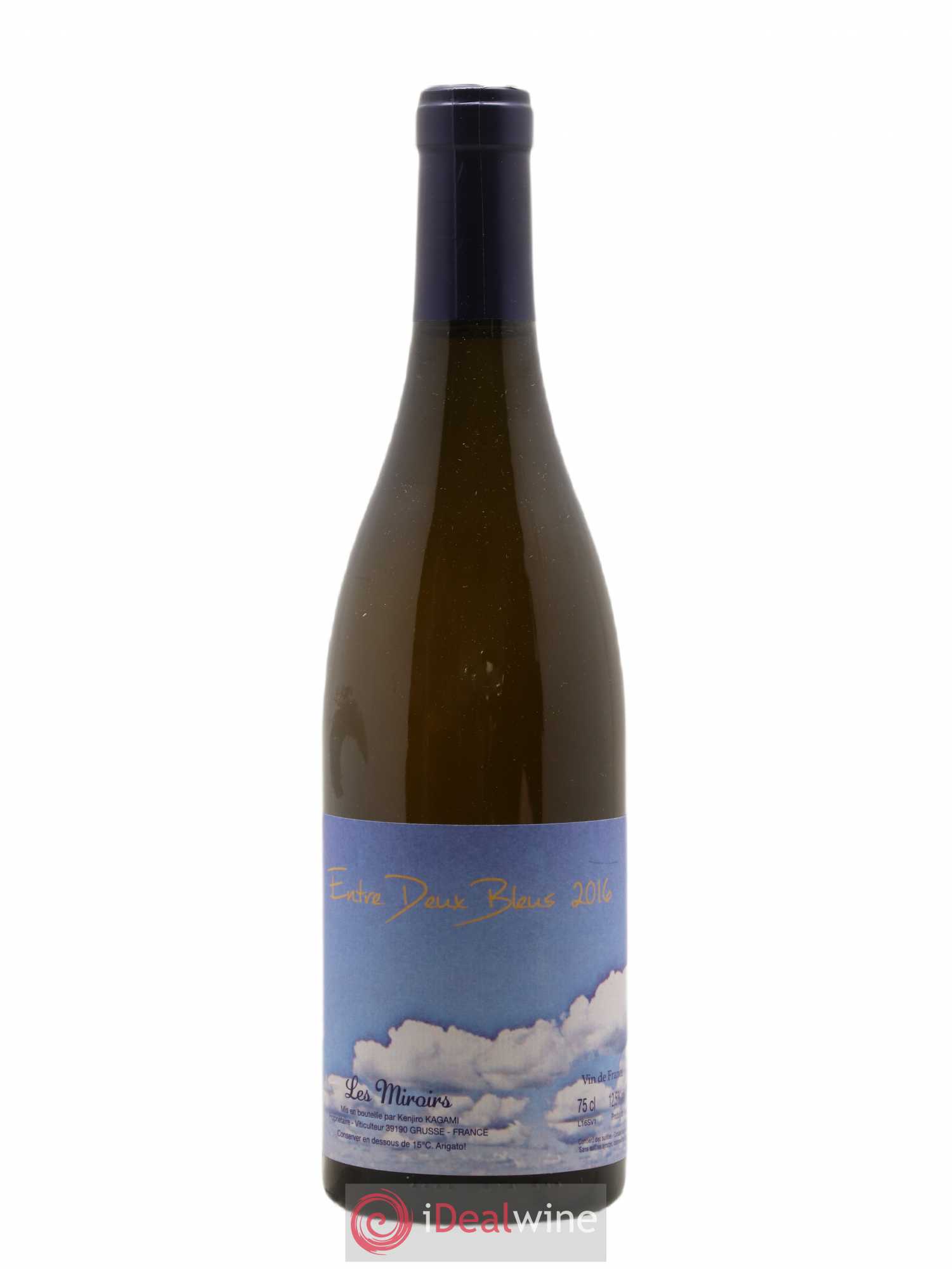 Vin de France Entre Deux Bleus Les saugettes Kenjiro Kagami - Domaine des Miroirs 2016 - Lot de 1 bouteille - 0