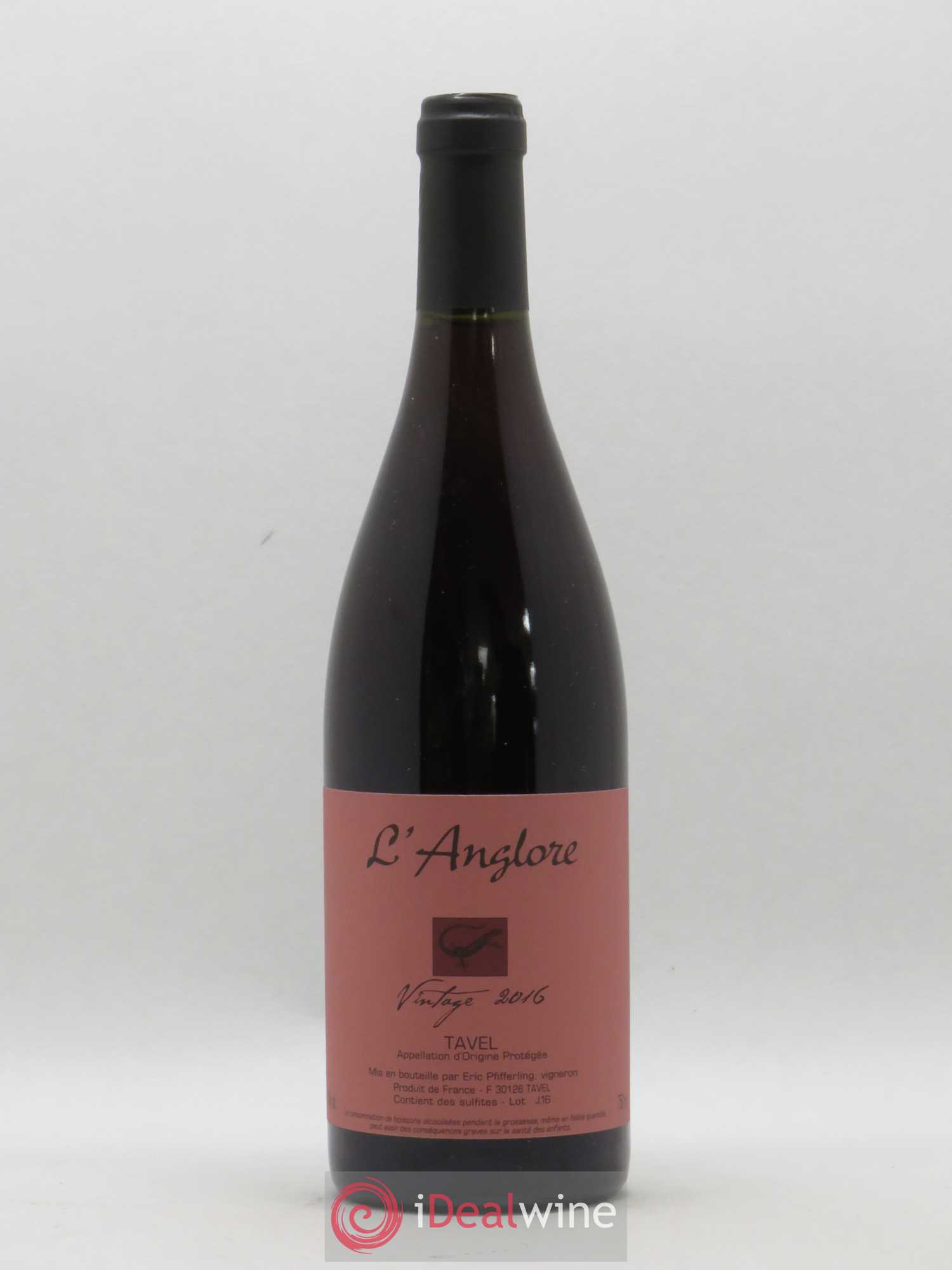Tavel Vintage L'Anglore 2016 - Lot de 1 bouteille - 0