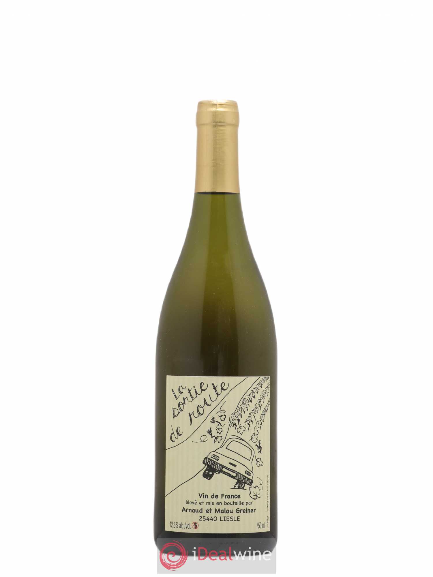 Vin de France La Sortie de Route Arnaud et Malou Greiner 2018 - Posten von 1 Flasche - 0