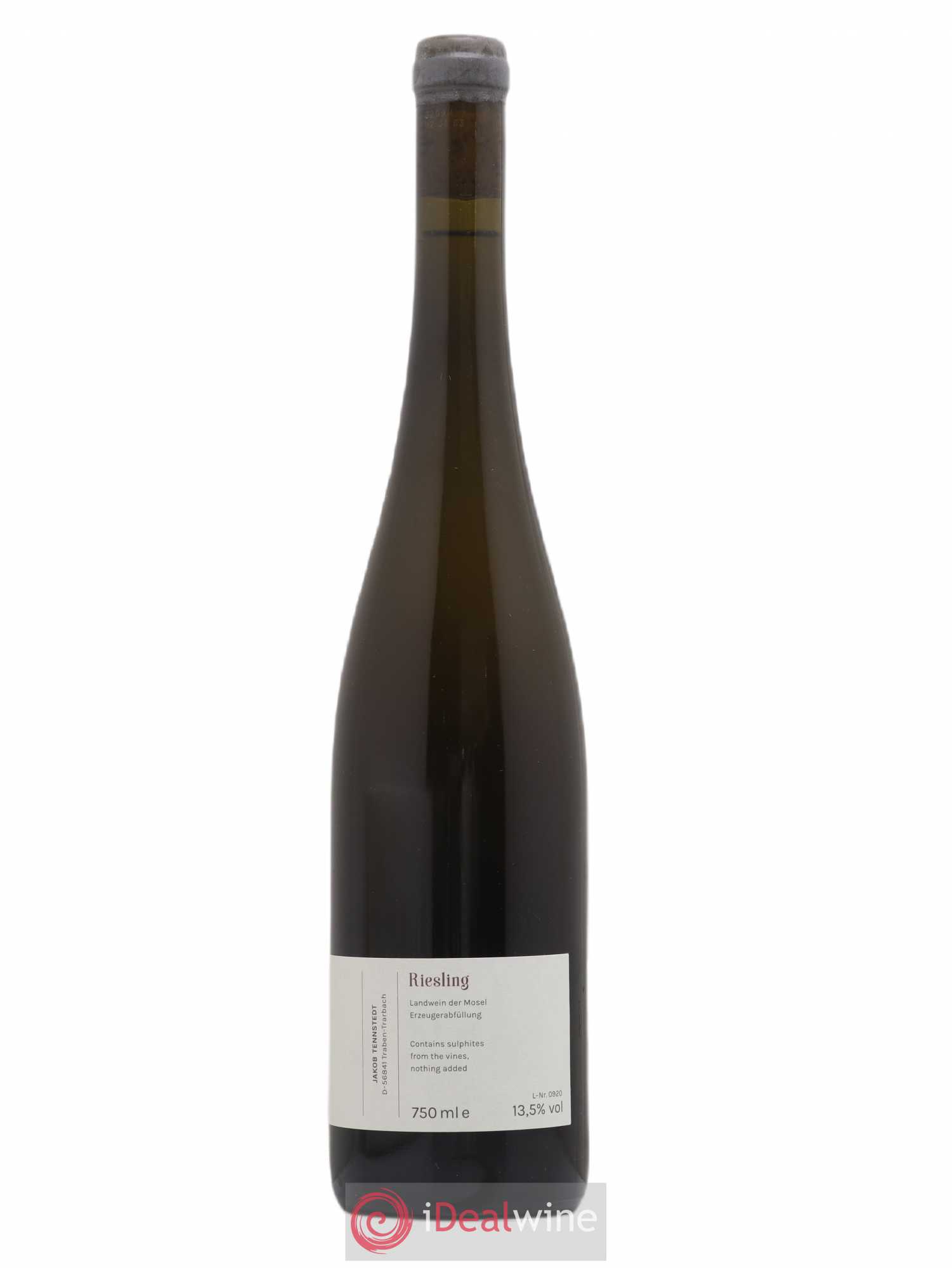 Riesling Wald Portier Jacob Tennstedt 2018 - Lot de 1 bouteille - 1