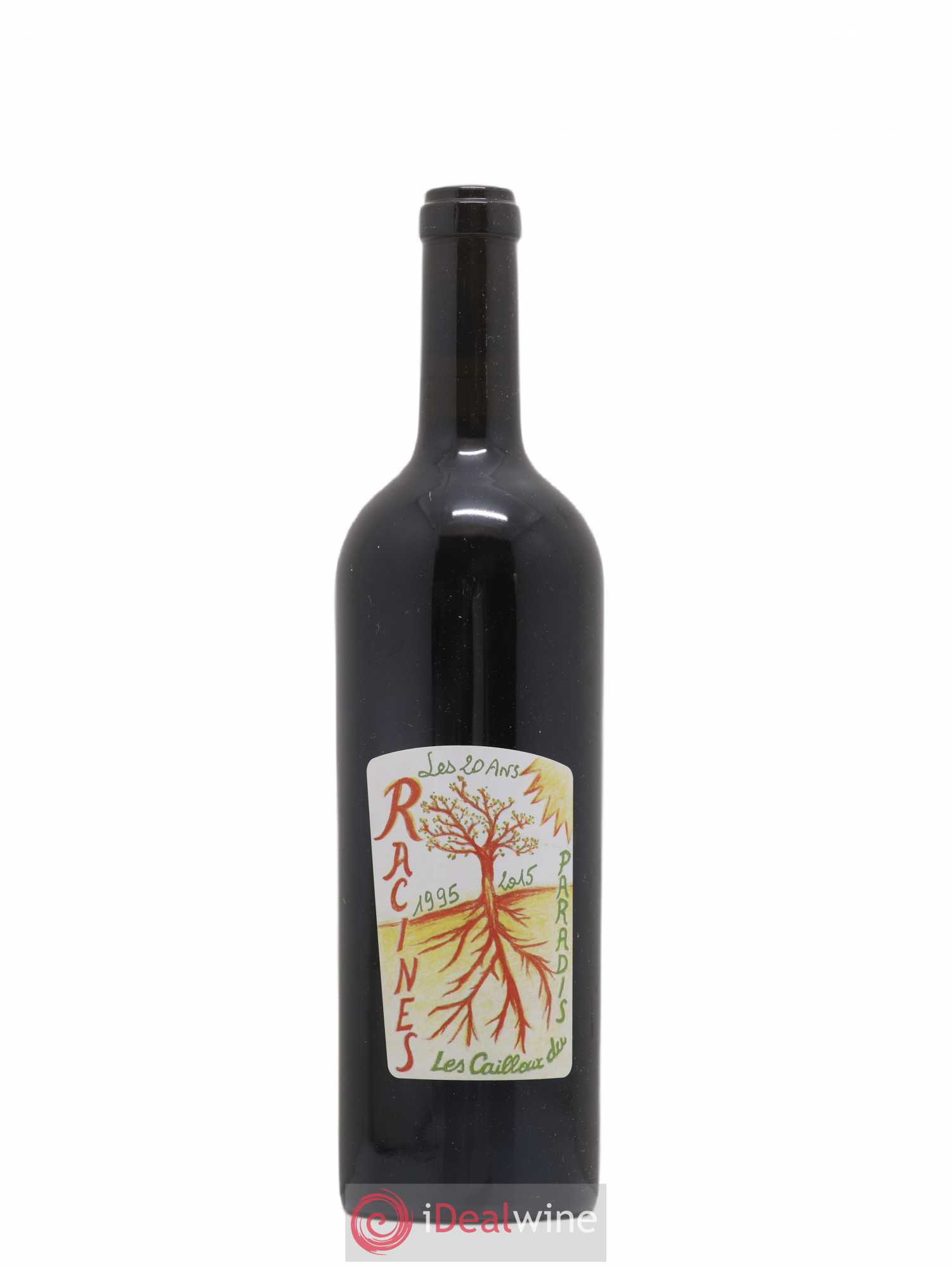 Vin de France Racines Les Cailloux du Paradis - Claude Courtois Cuvée anniversaire 2015 - Lot de 1 bouteille - 0