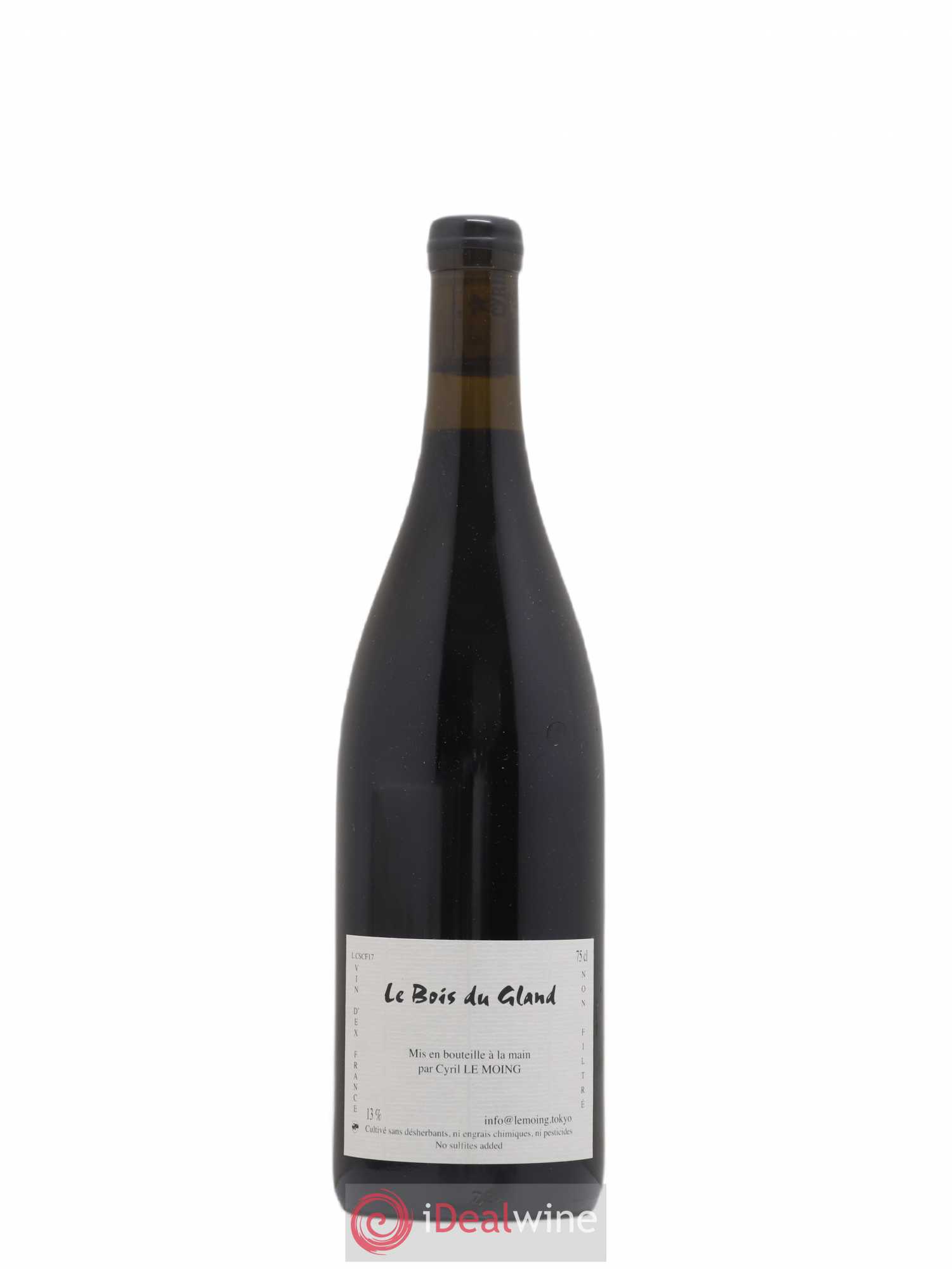 Vin de France Le Bois du Glanc Cyril le Moing 2017 - Posten von 1 Flasche - 0