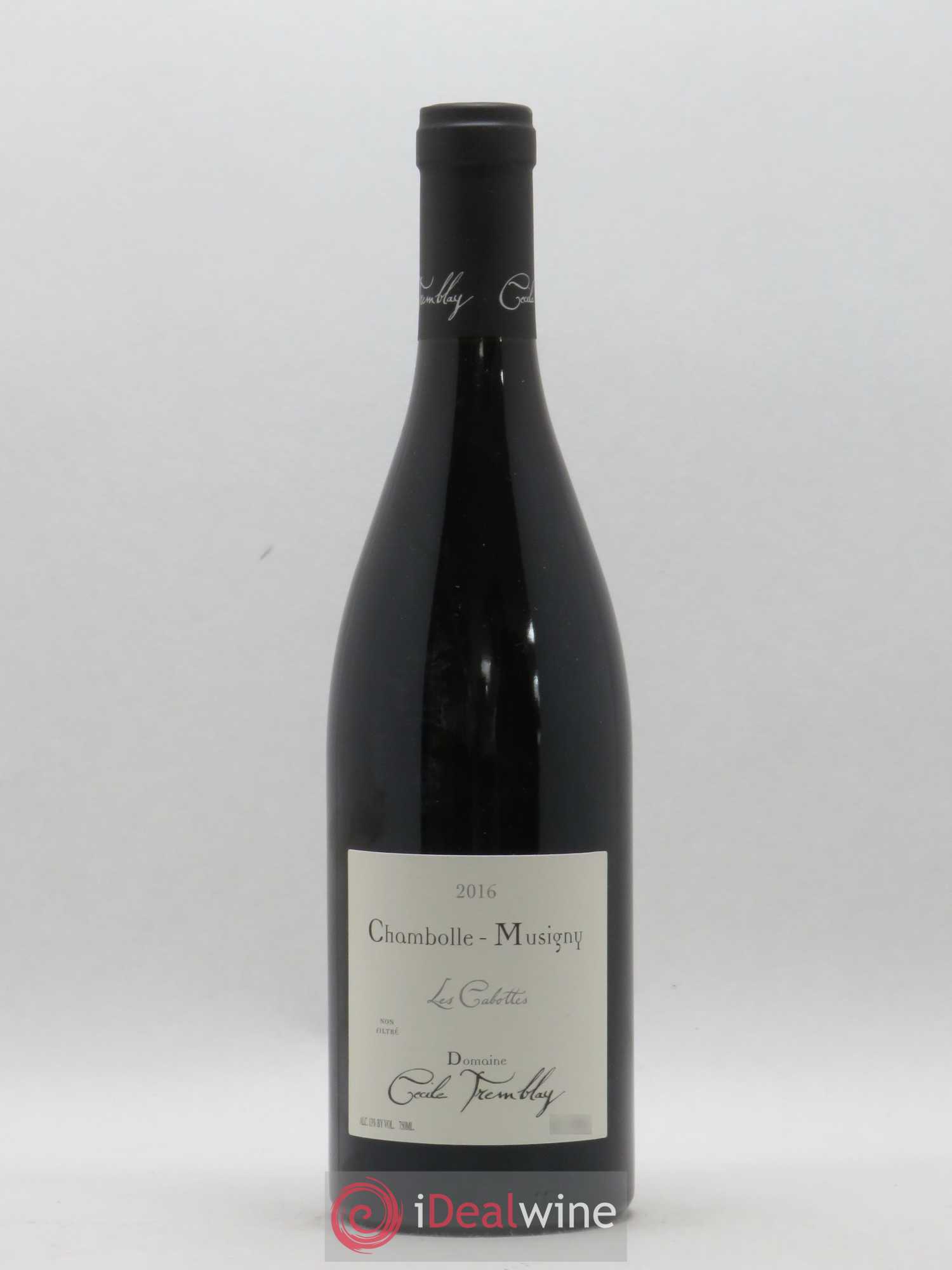 Chambolle-Musigny Les Cabottes Cécile Tremblay 2016 - Lot de 1 bouteille - 0