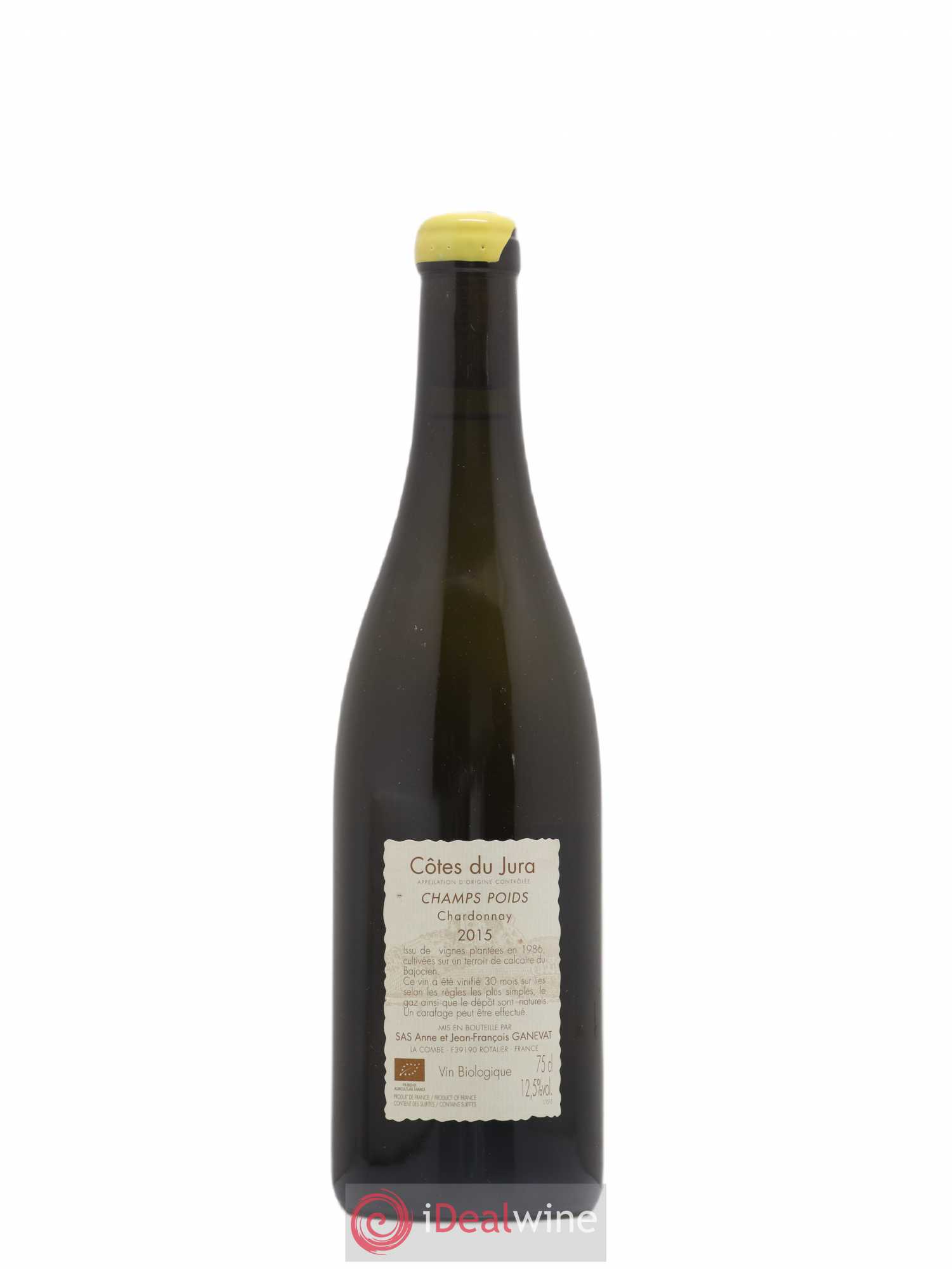 Côtes du Jura Champs Poids Anne et Jean François Ganevat 2015 - Lot de 1 bouteille - 1