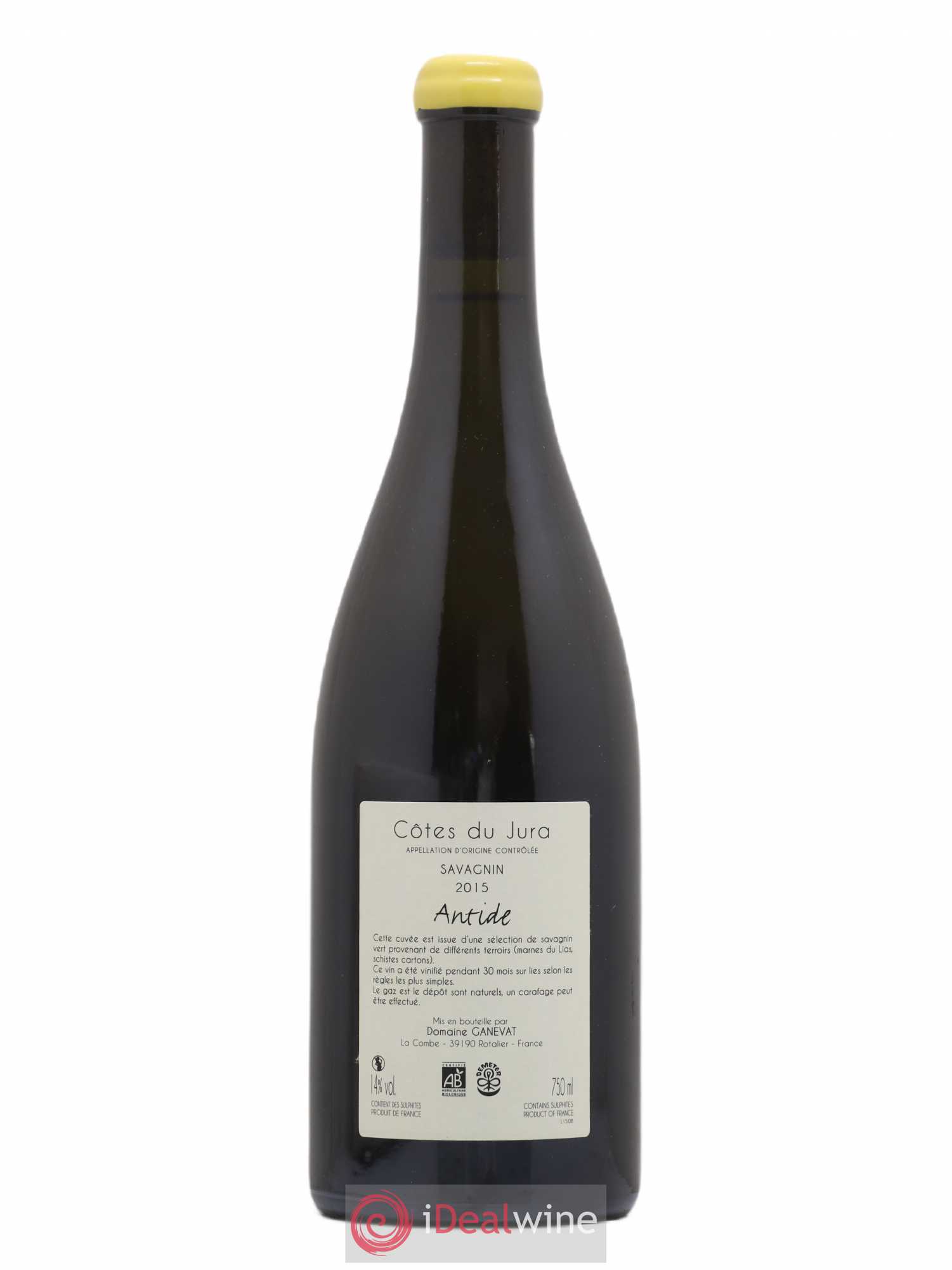 Côtes du Jura Savagnin Antide Jean-François Ganevat (Domaine) 2015 - Lot de 1 bouteille - 1