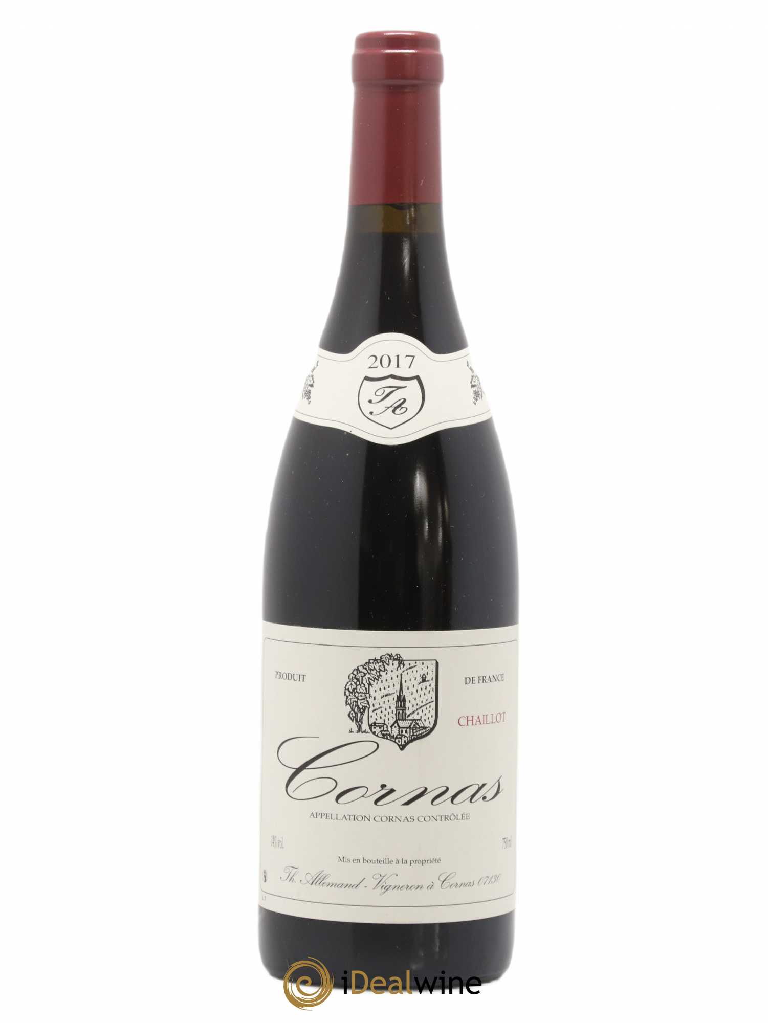 Cornas Chaillot Thierry Allemand 2017 - Lot de 1 bouteille - 0