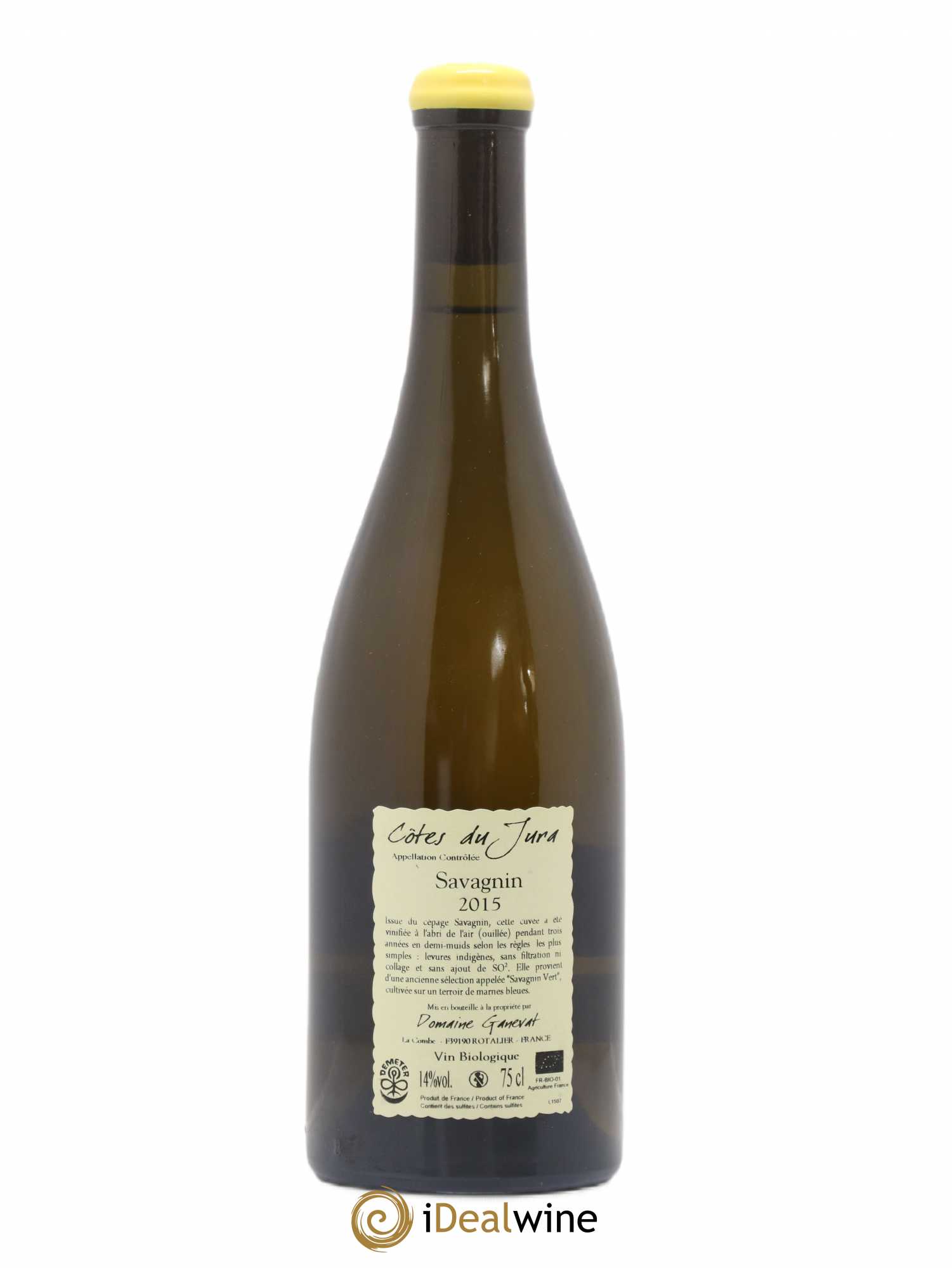 Côtes du Jura Les Chalasses Marnes Bleues Jean-François Ganevat (Domaine) 2015 - Lot de 1 bouteille - 1