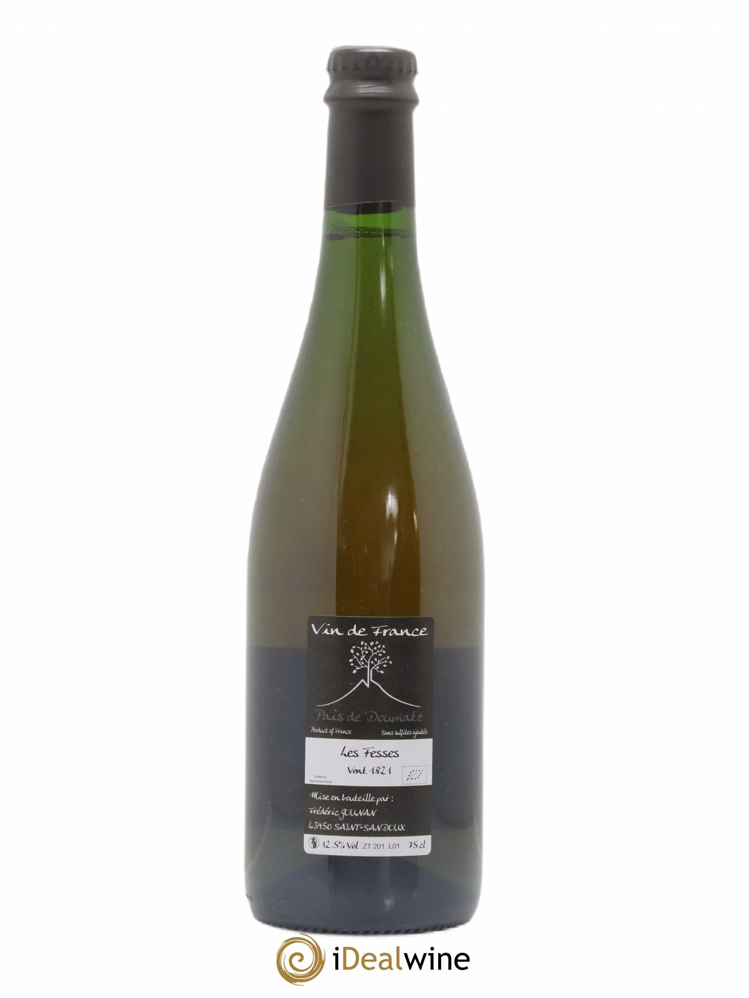 Vin de France Les Fesses Vignoble de l'Arbre Blanc 2018 - Lot de 1 bouteille - 1