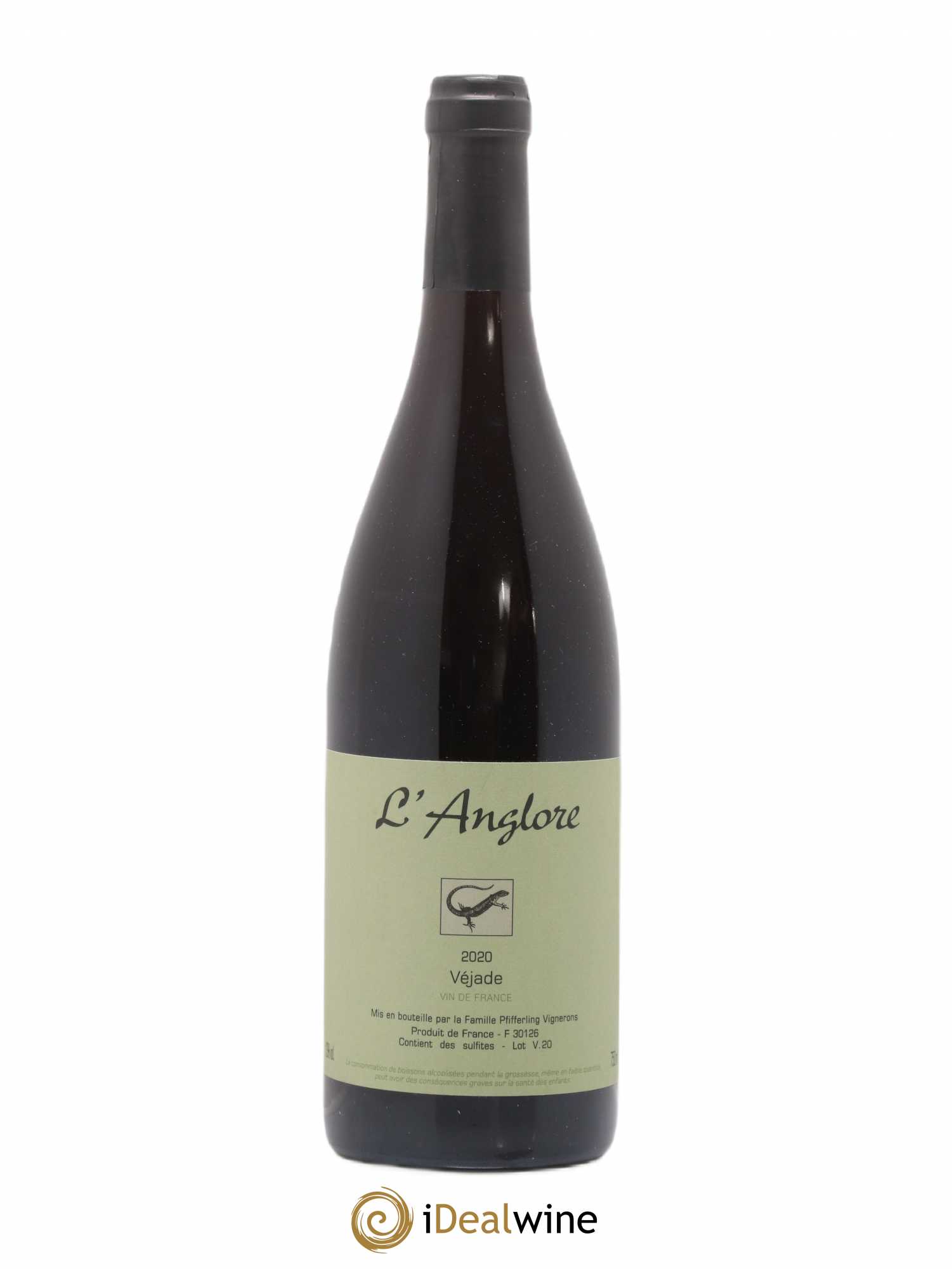 Vin de France Véjade L'Anglore 2020 - Lot de 1 bouteille - 0