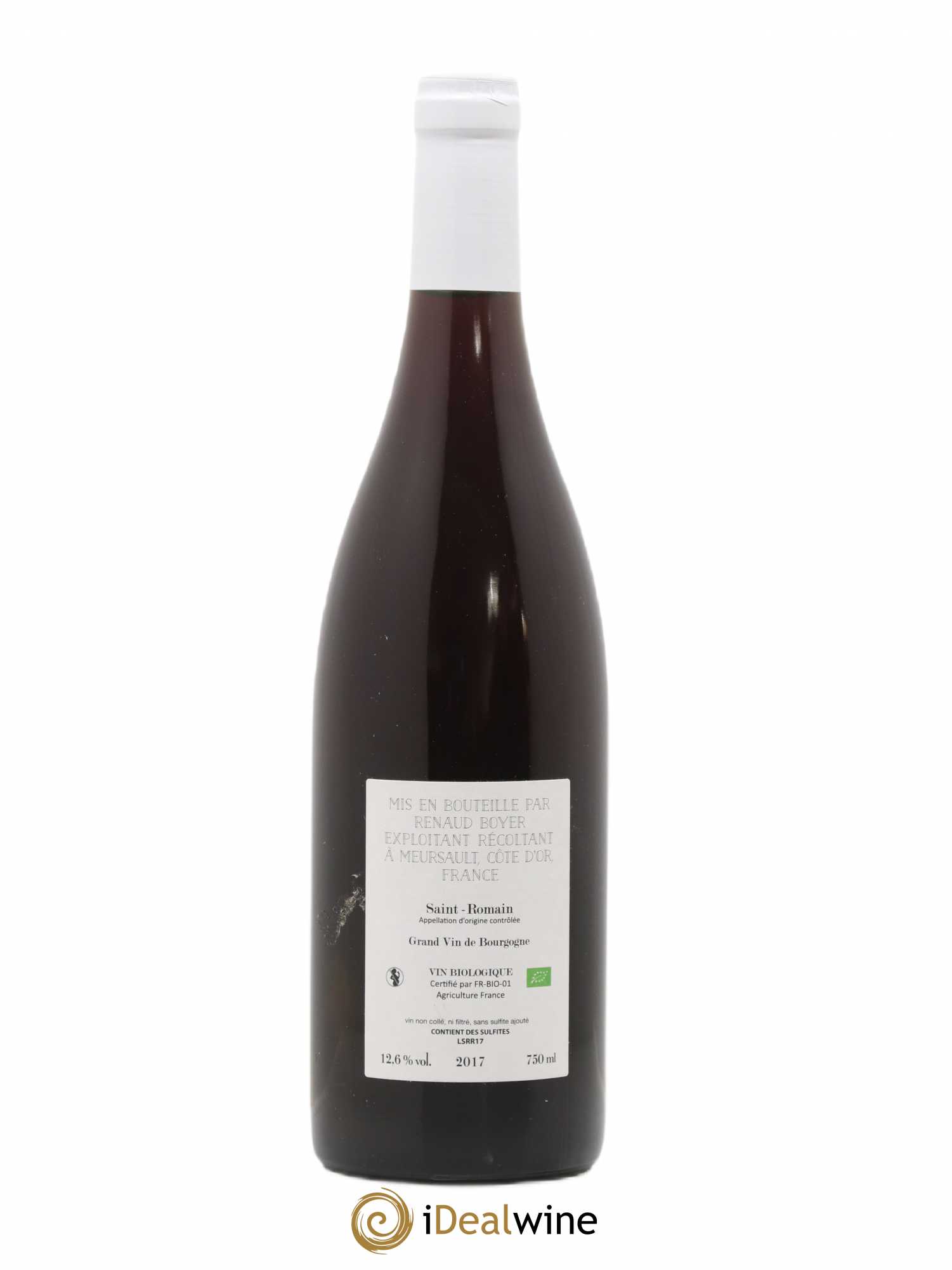 Saint-Romain Renaud Boyer 2017 - Lot de 1 bouteille - 1