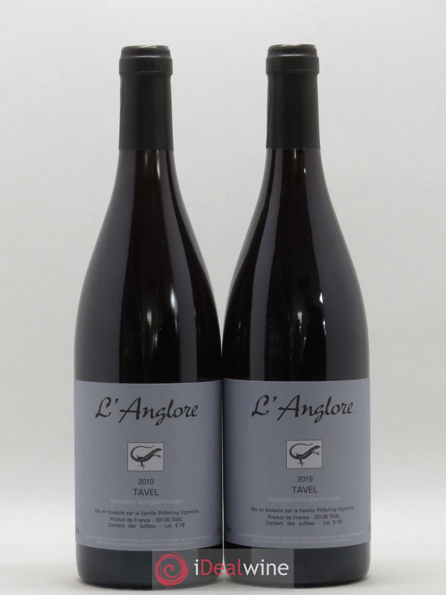 Tavel L'Anglore 2019 - Posten von 2 Flaschen - 0