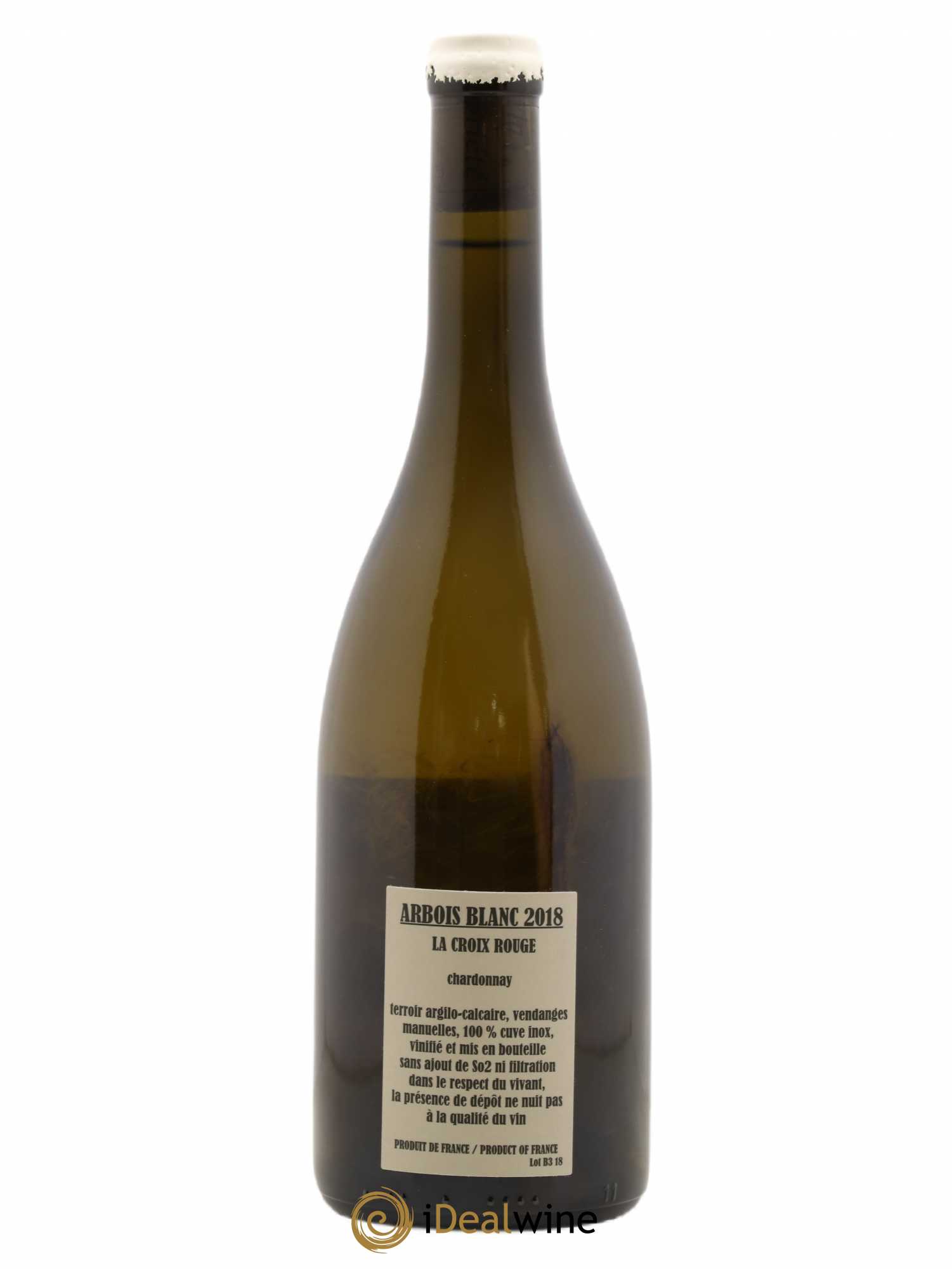 Arbois Chardonnay La Croix Rouge Adeline Houillon & Renaud Bruyère 2018 - Lot de 1 bouteille - 1