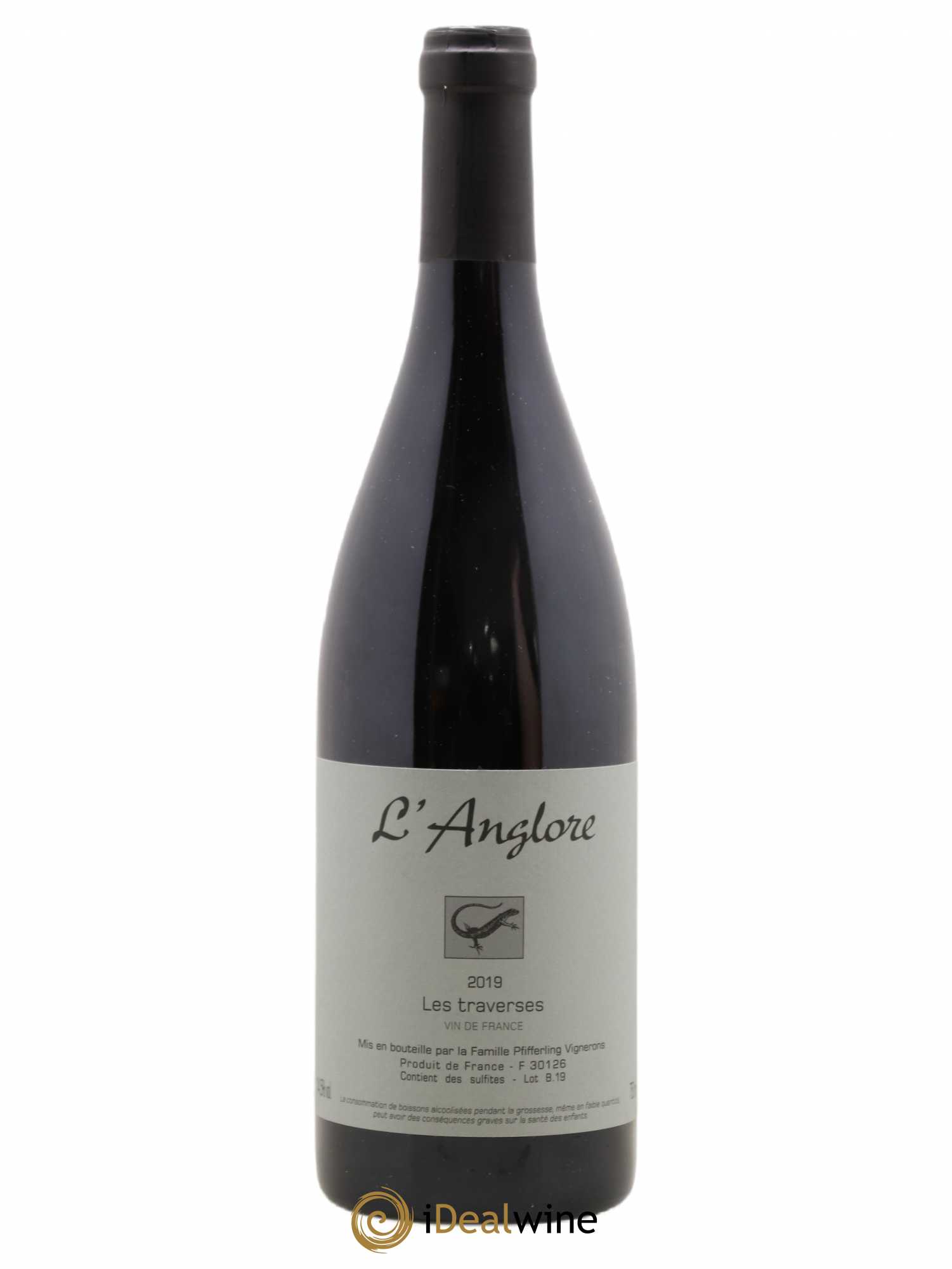 Vin de France Les Traverses L'Anglore 2019 - Lot de 1 bouteille - 0