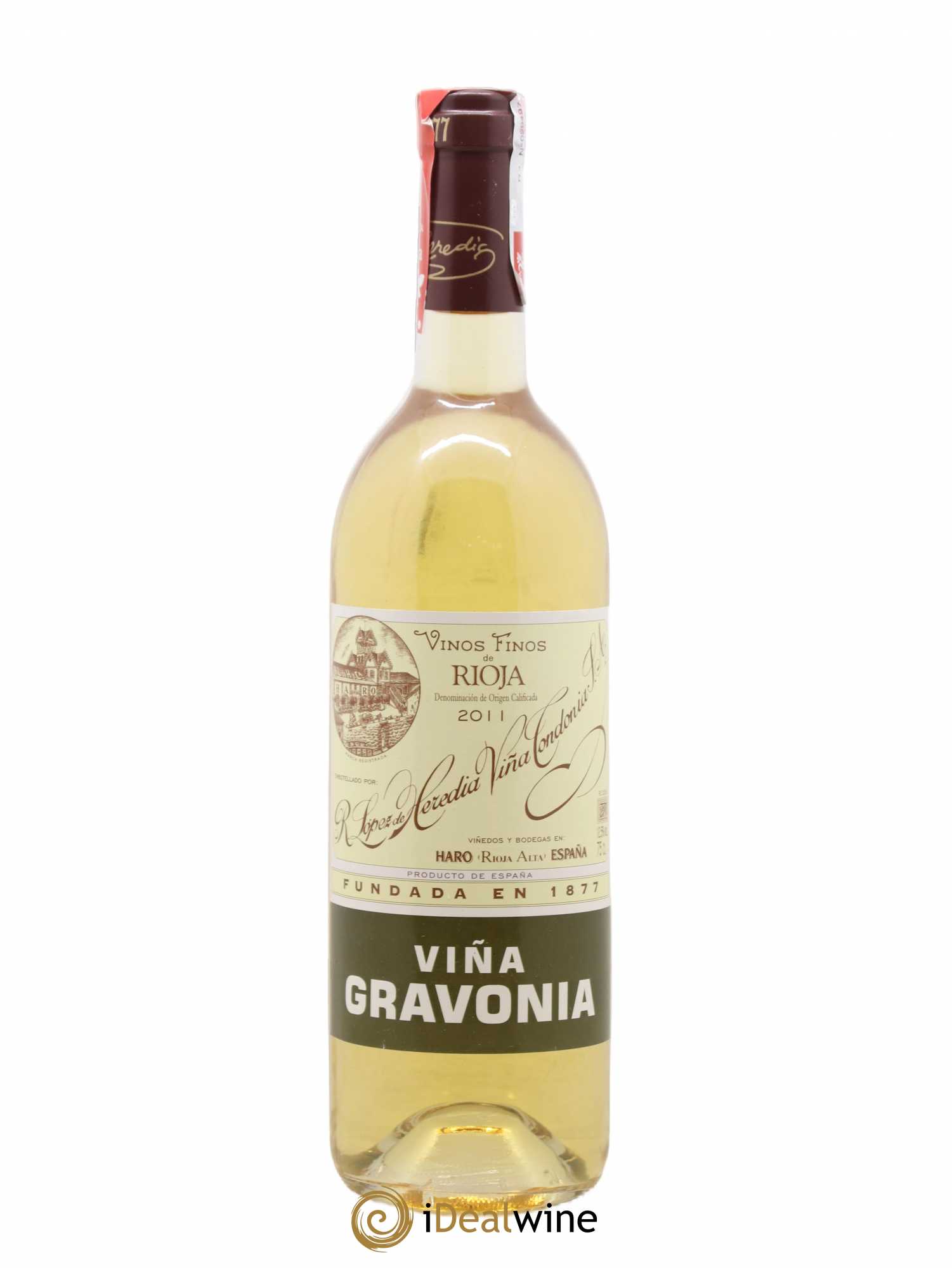 Rioja DOCA Vina Gravonia Crianza Vina Tondonia R. Lopez de Heredia 2011 - Lot de 1 bouteille - 0