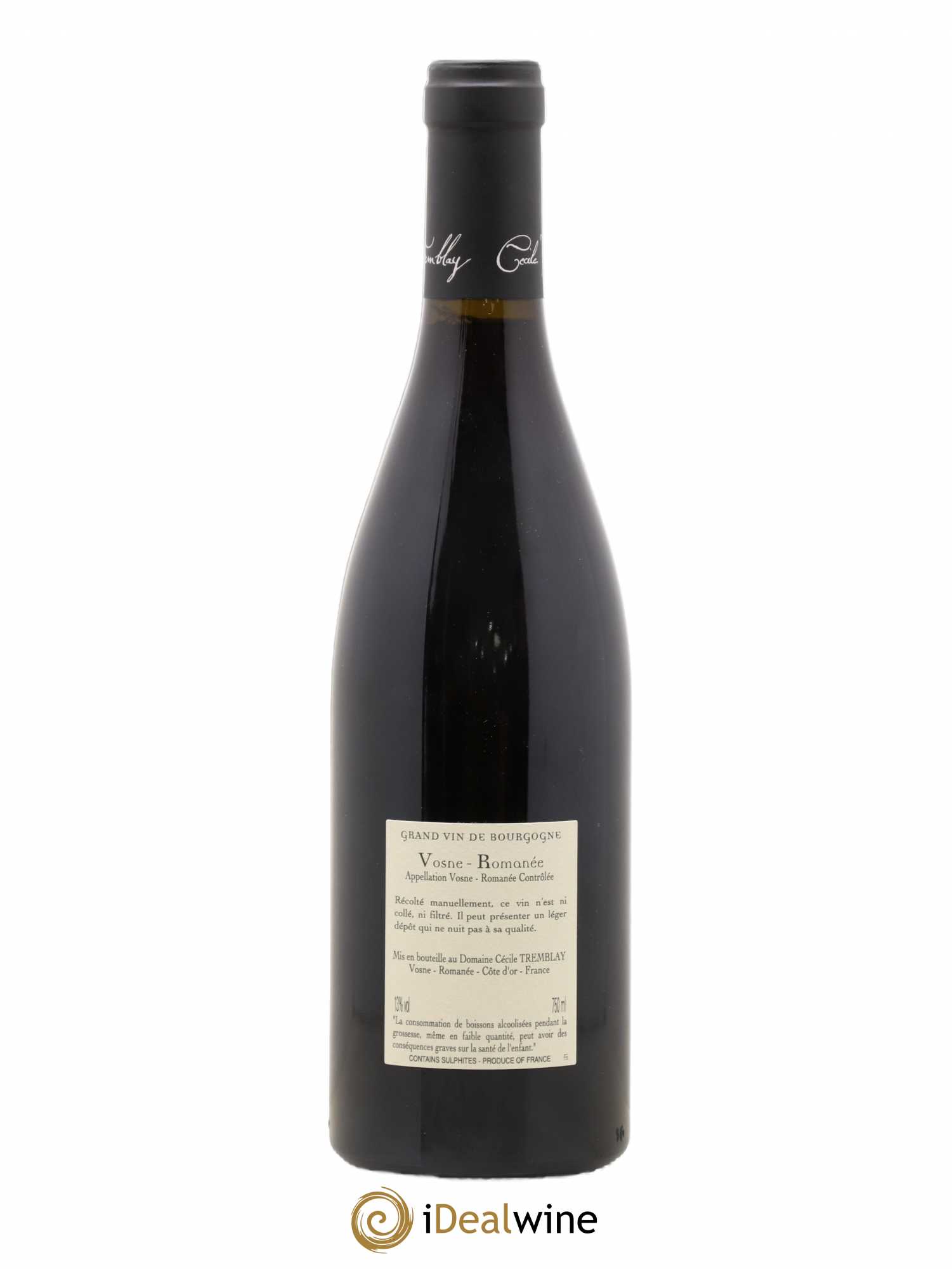 Vosne-Romanée Vieilles Vignes Cécile Tremblay 2016 - Lot de 1 bouteille - 1