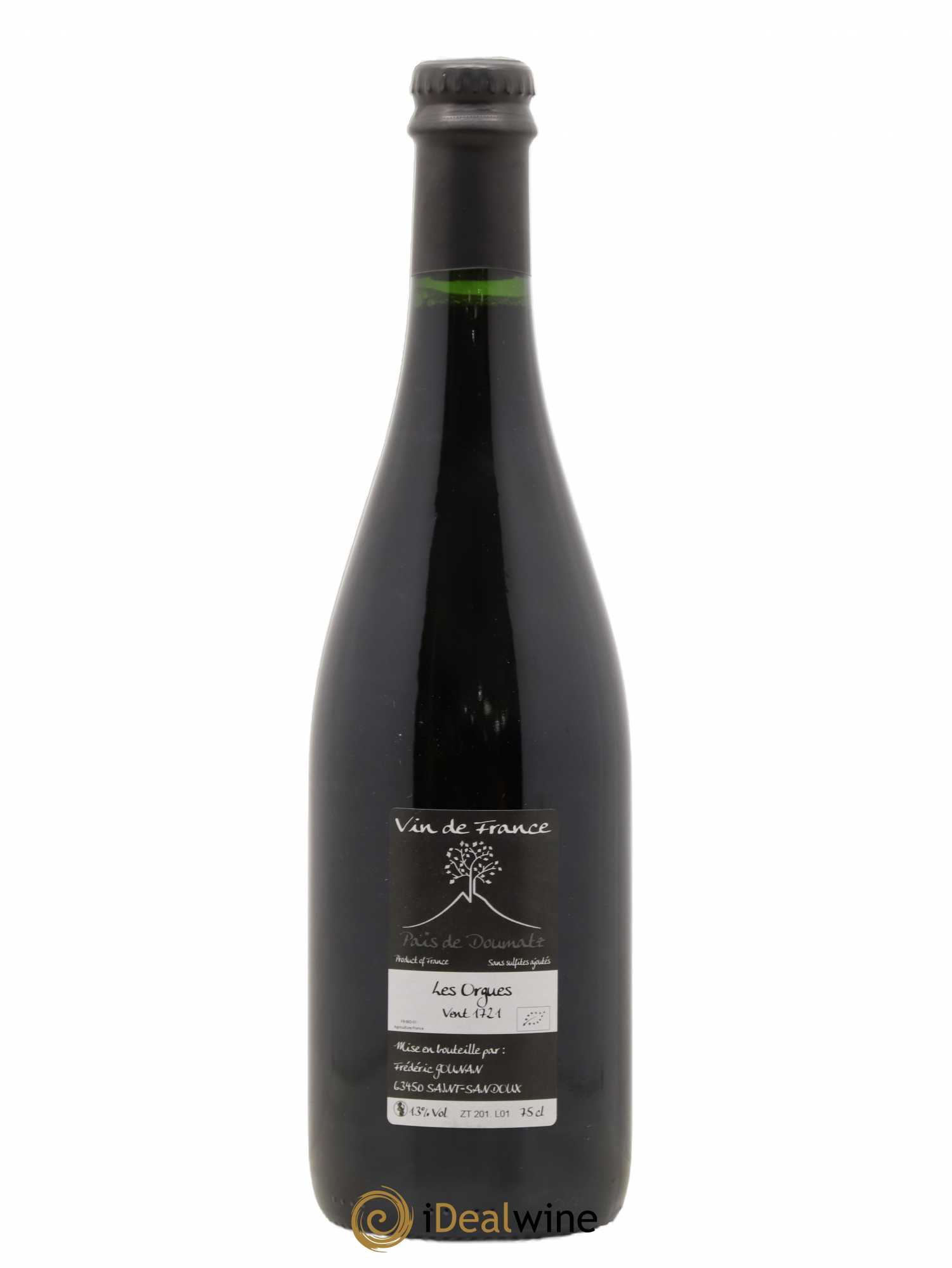 Vin de France Les Orgues Vignoble de l'Arbre Blanc 2017 - Lot de 1 bouteille - 1