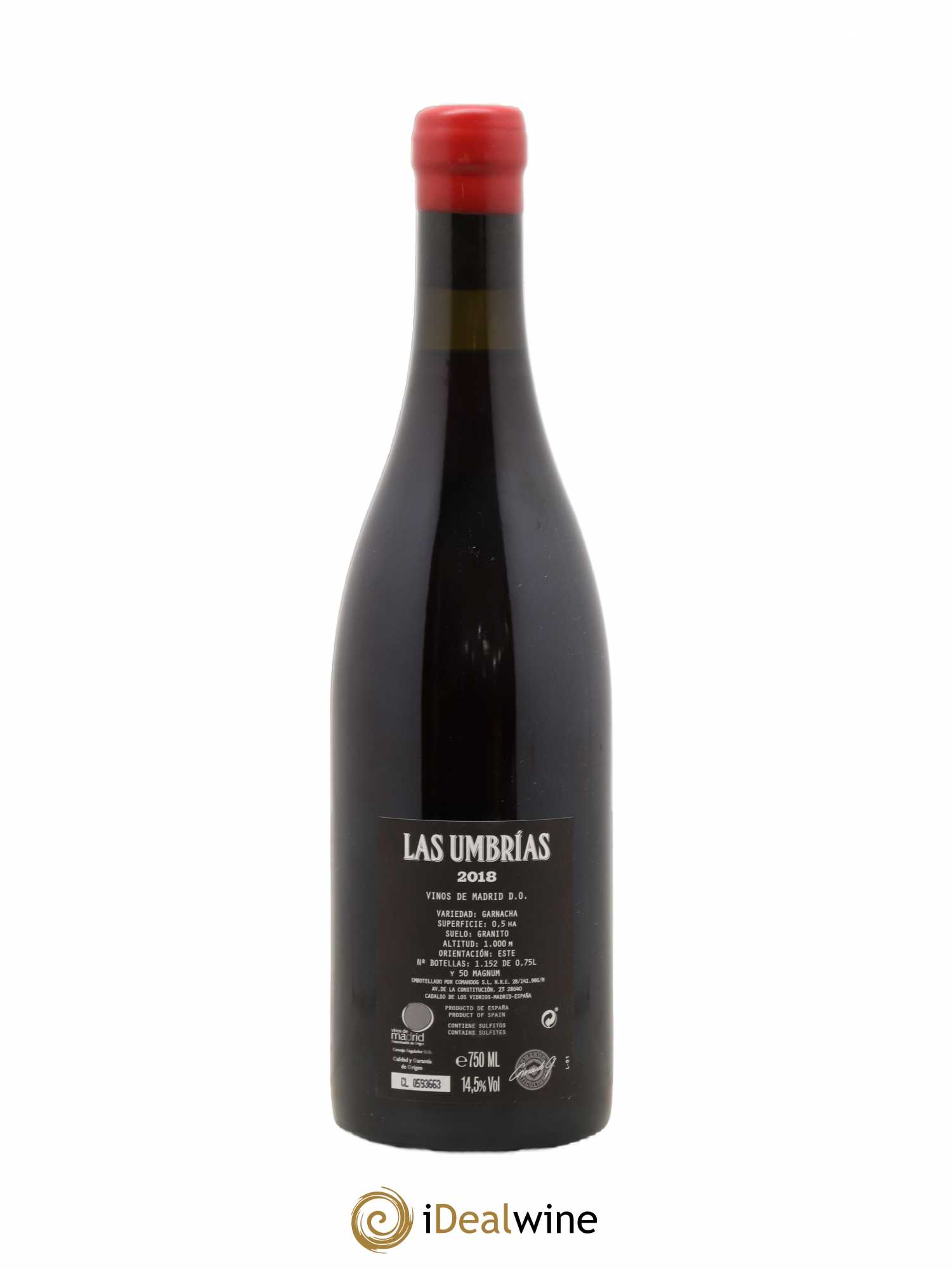 Vinos de Madrid DO Comando G Las Umbrias 2018 - Lot de 1 bouteille - 1