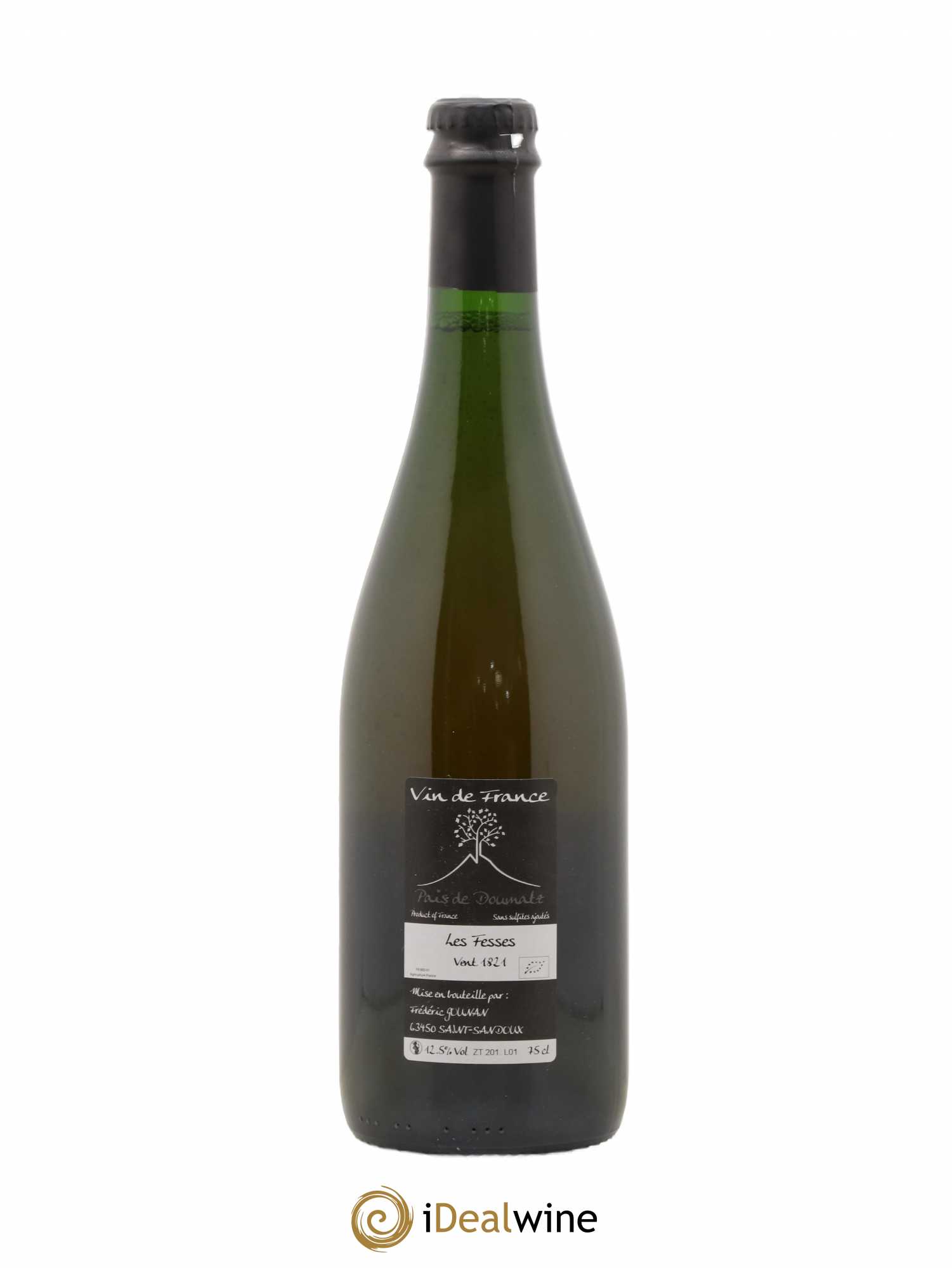 Vin de France Les Fesses Vignoble de l'Arbre Blanc 2018 - Lot de 1 bouteille - 1