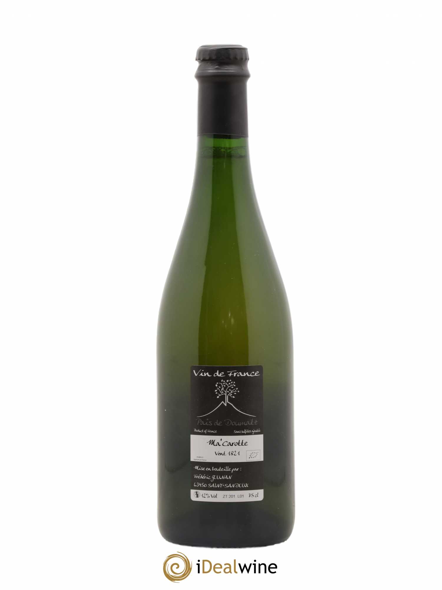 Vin de France Ma Carotte Vignoble de l'Arbre Blanc 2018 - Lot de 1 bouteille - 1