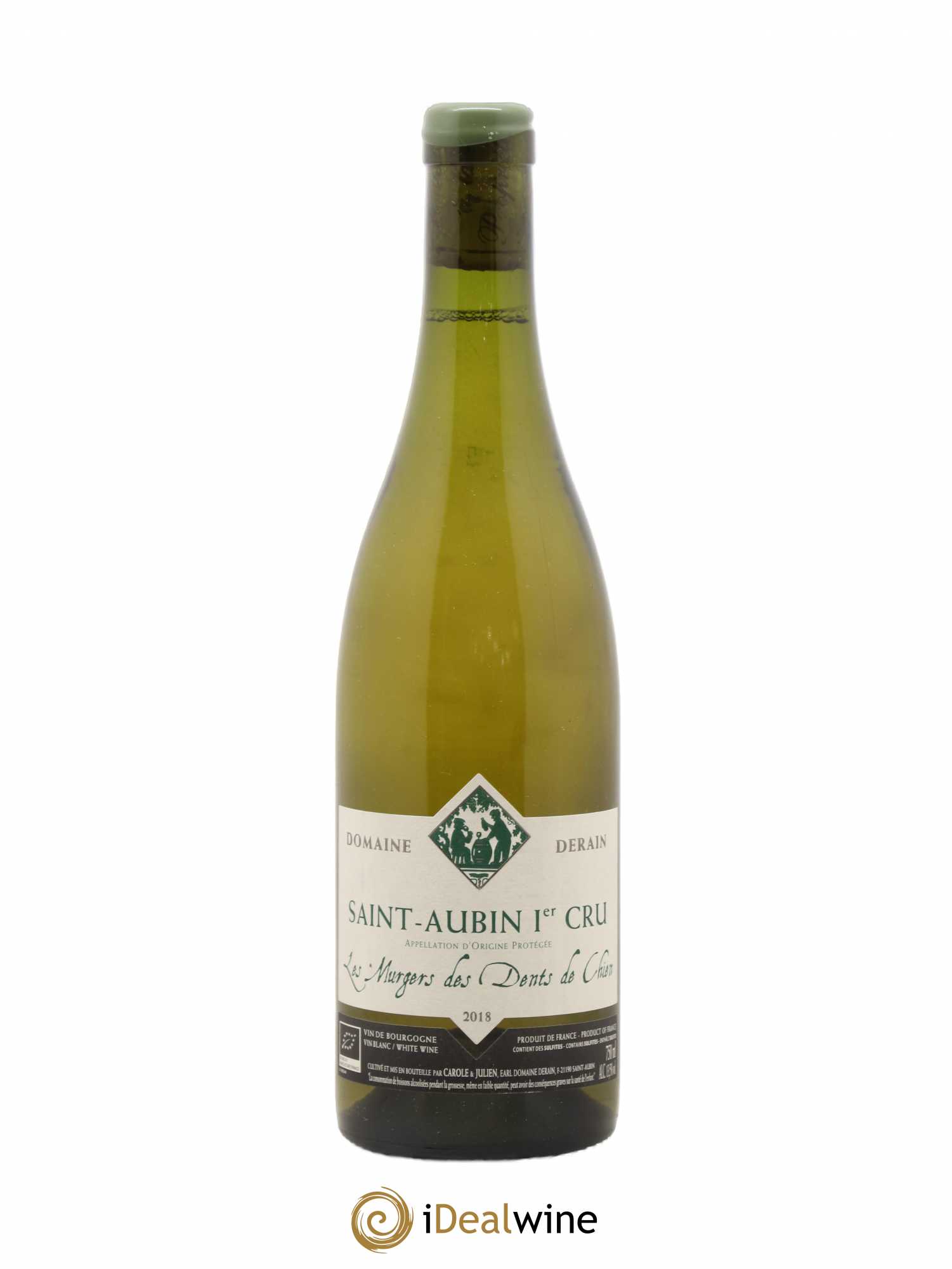 Saint-Aubin 1er Cru Les Murgers des Dents de Chien Catherine et Dominique Derain 2018 - Lot de 1 bouteille - 0