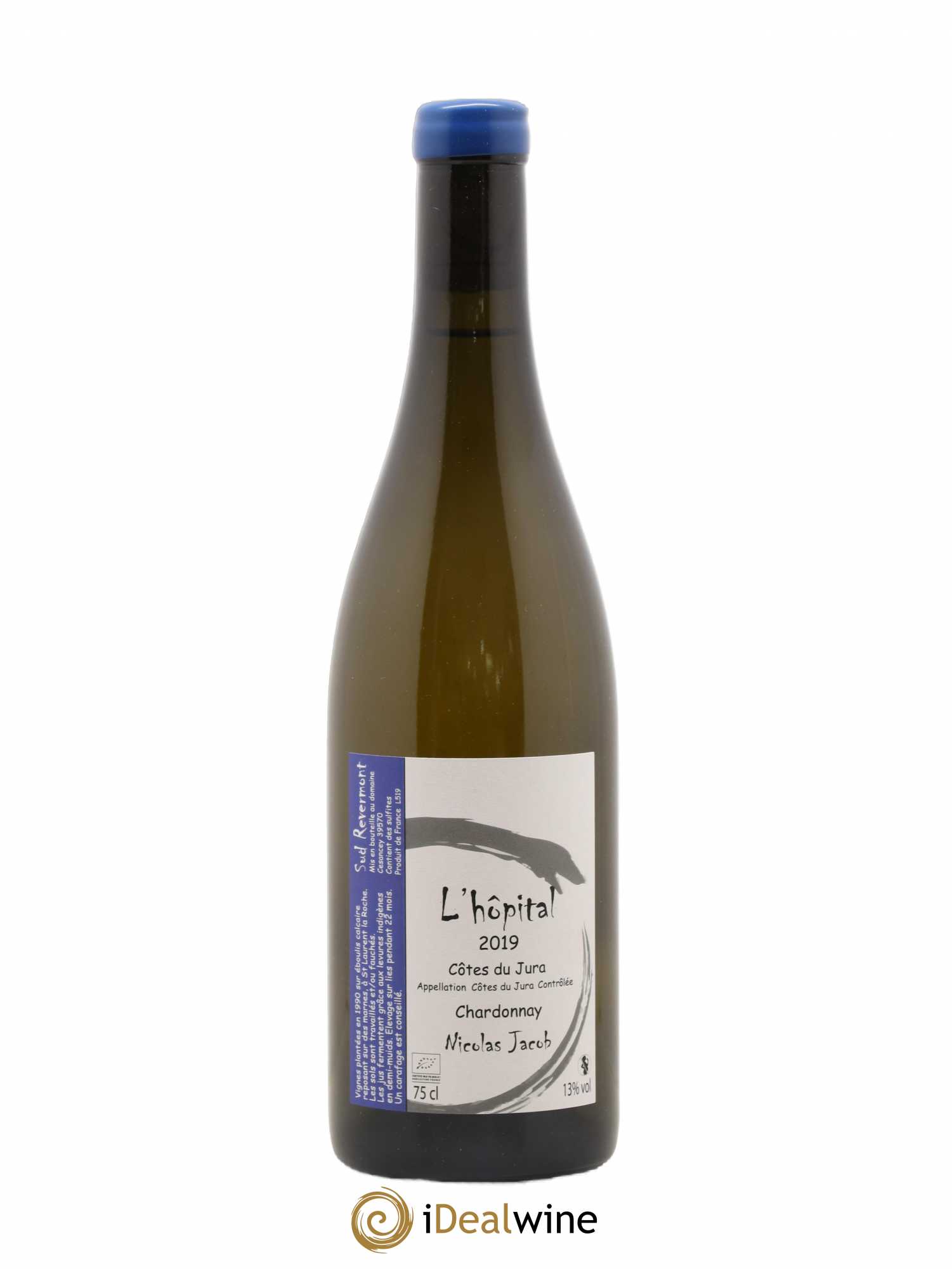 Côtes du Jura Chardonnay L'Hôpital Nicolas Jacob 2019 - Lot de 1 bouteille - 0