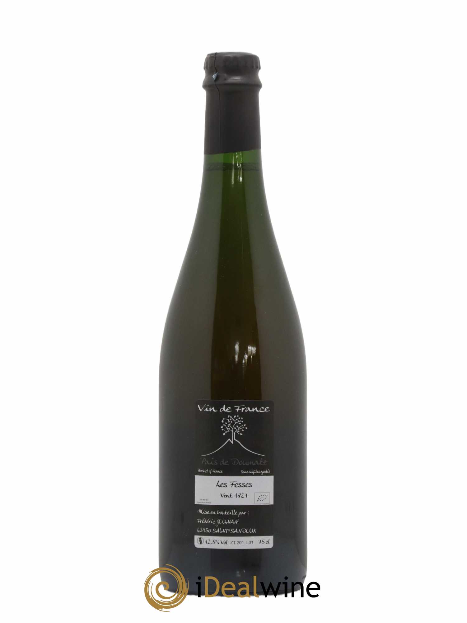 Vin de France Les Fesses Vignoble de l'Arbre Blanc 2018 - Lot de 1 bouteille - 1