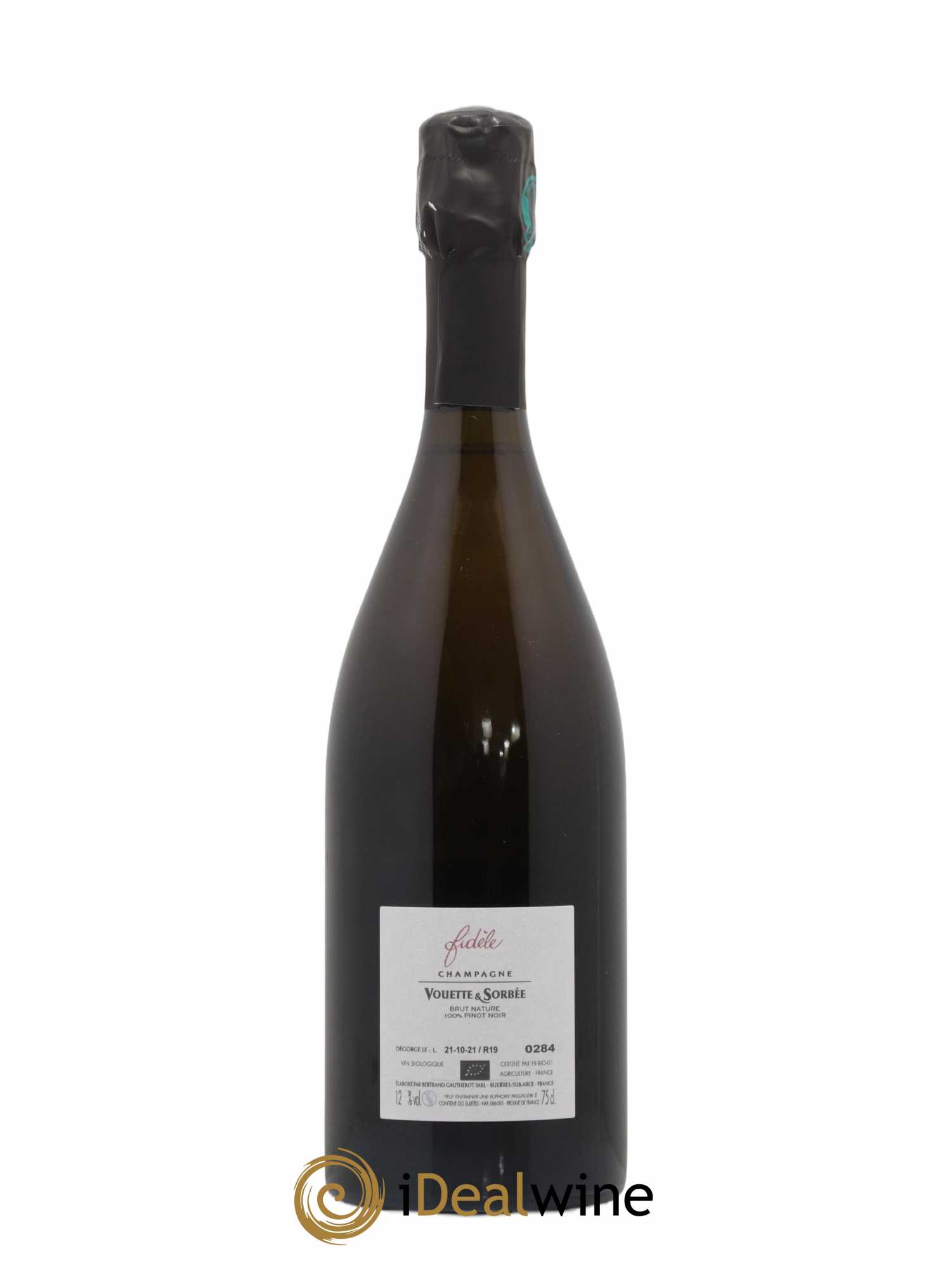Fidèle Blanc de Noirs Vouette et Sorbée - Lot de 1 bouteille - 1