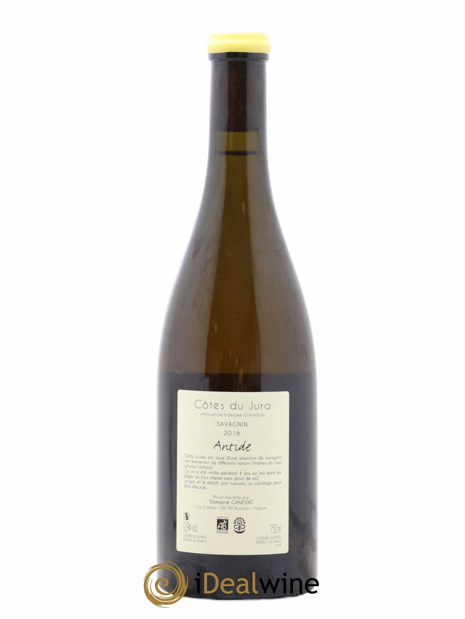 Côtes du Jura Savagnin Antide Jean-François Ganevat (Domaine) 2016 - Lot de 1 bouteille - 1