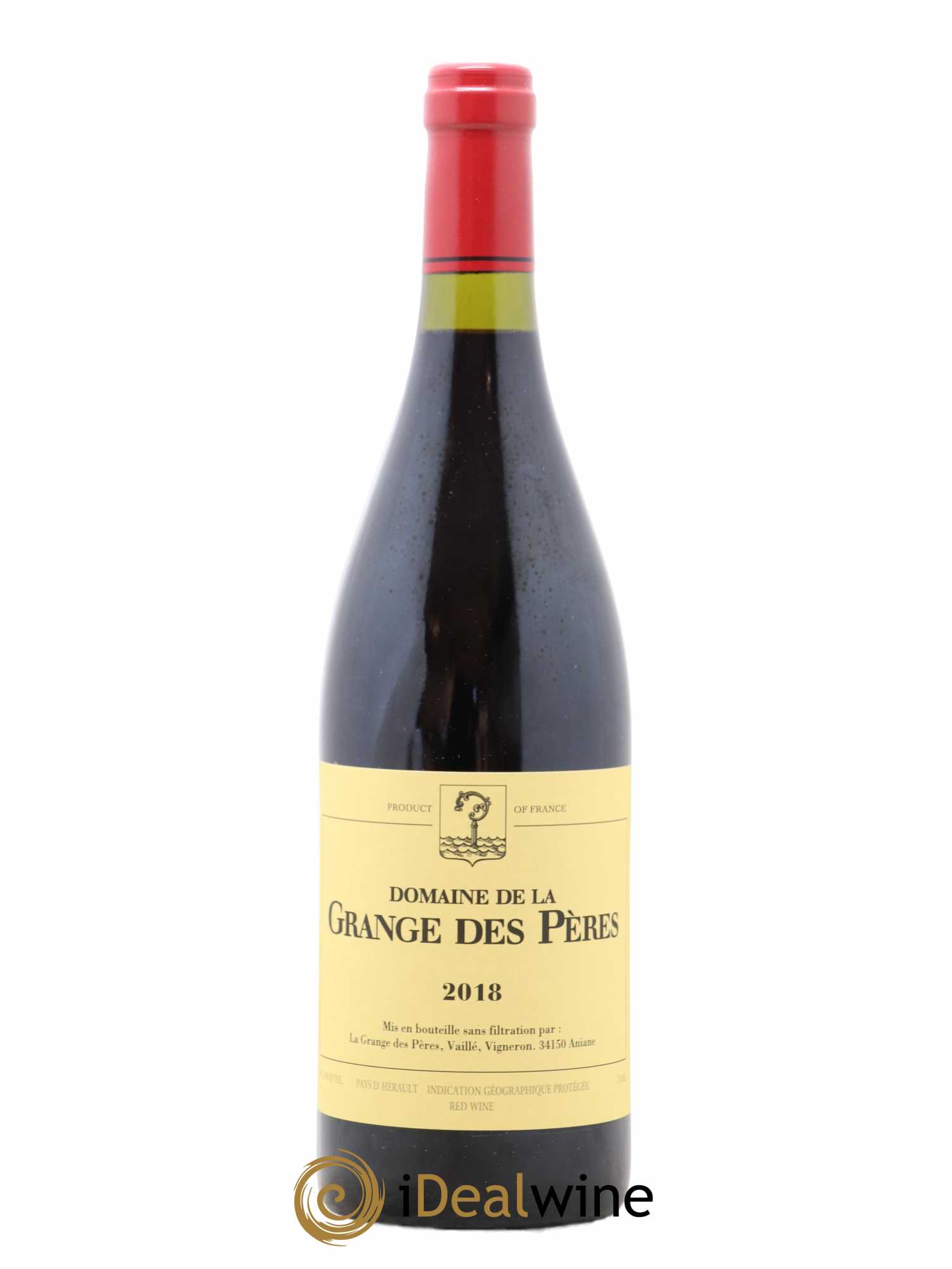 Pays d'Hérault Grange des Pères Laurent Vaillé 2018 - Lot de 1 bouteille - 0