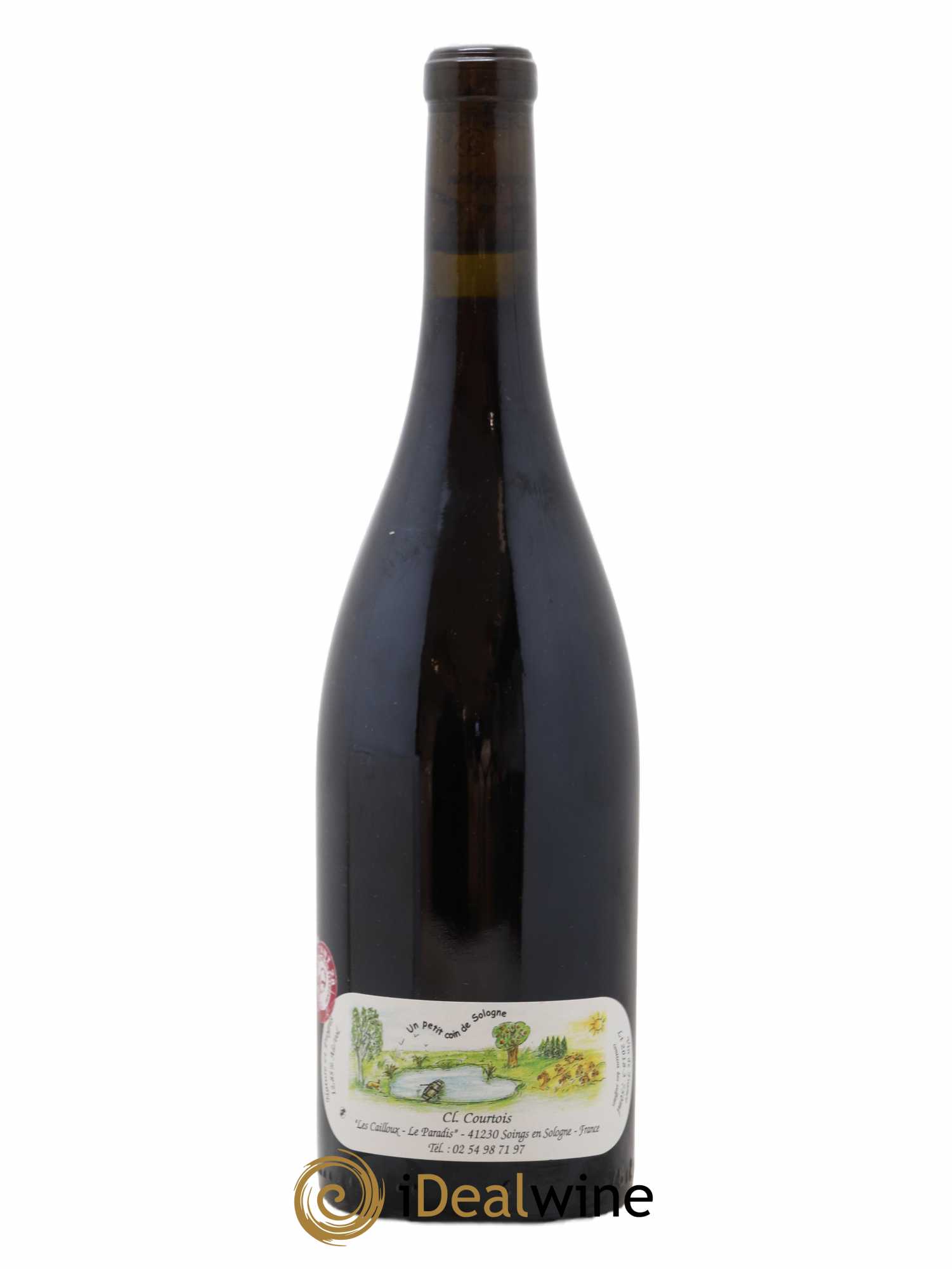 Vin de France Racines Les Cailloux du Paradis - Claude Courtois 2018 - Lot de 1 bouteille - 1