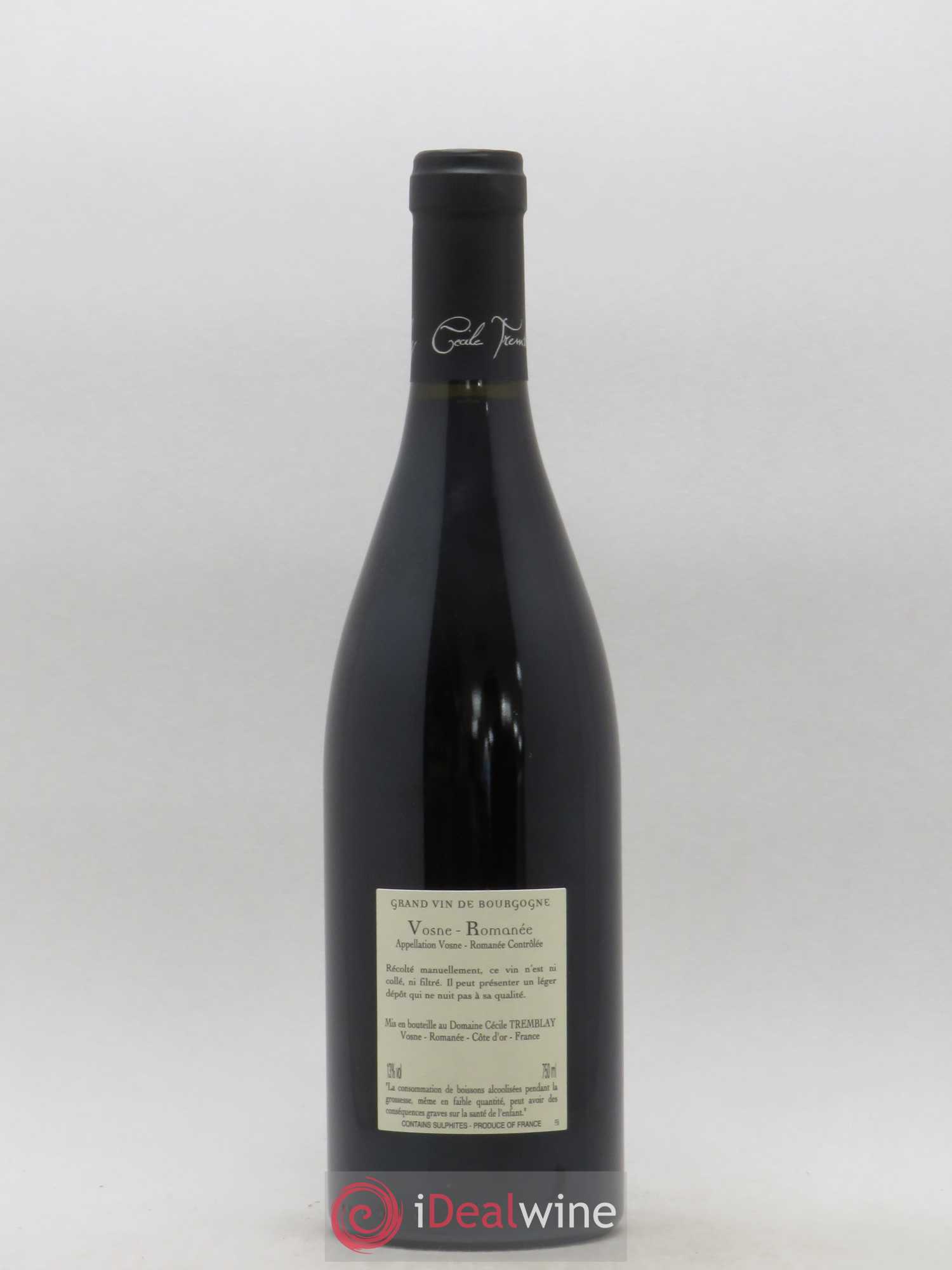 Vosne-Romanée Vieilles Vignes Cécile Tremblay 2016 - Lot de 1 bouteille - 1
