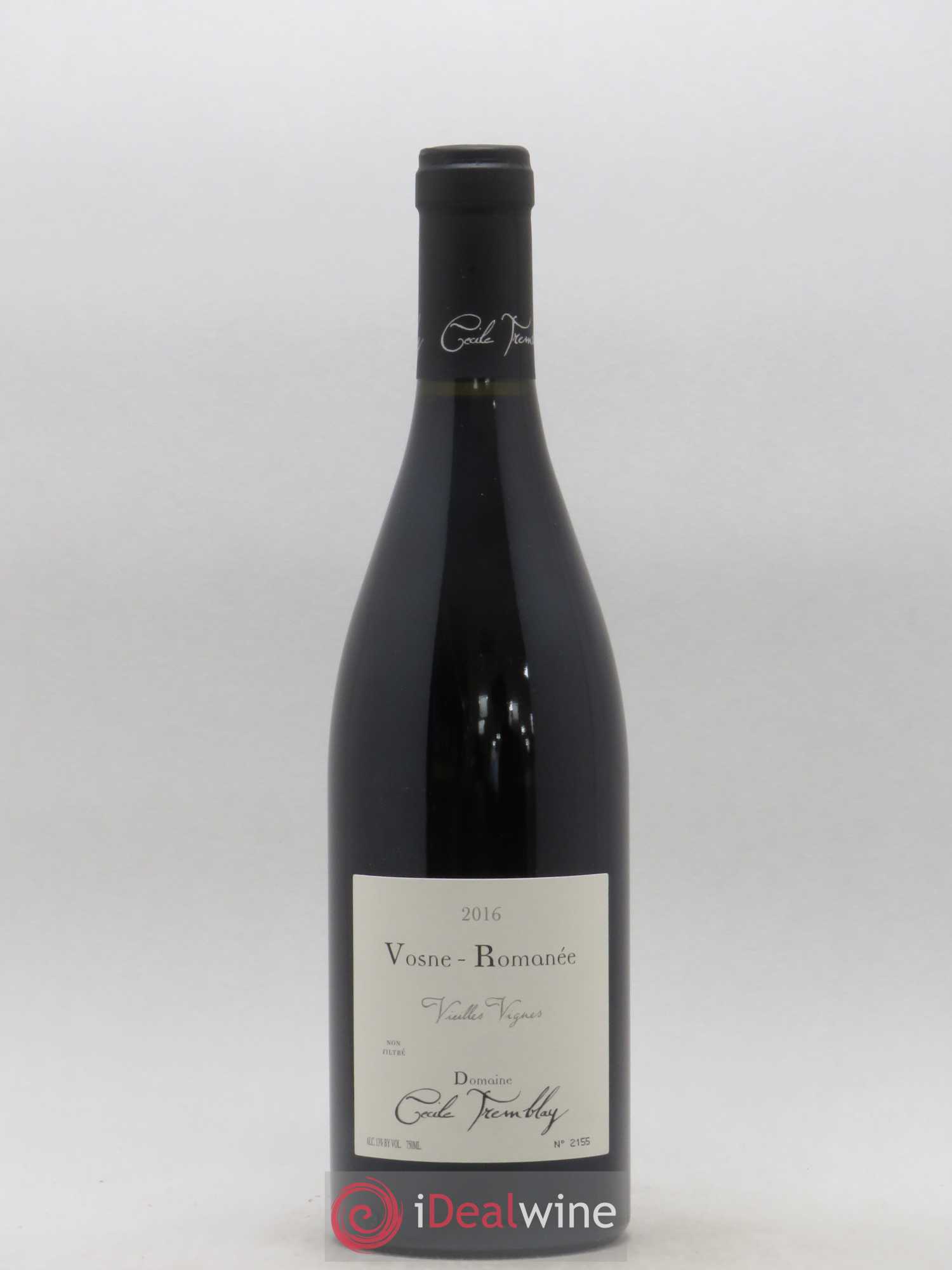 Vosne-Romanée Vieilles Vignes Cécile Tremblay 2016 - Lot de 1 bouteille - 0