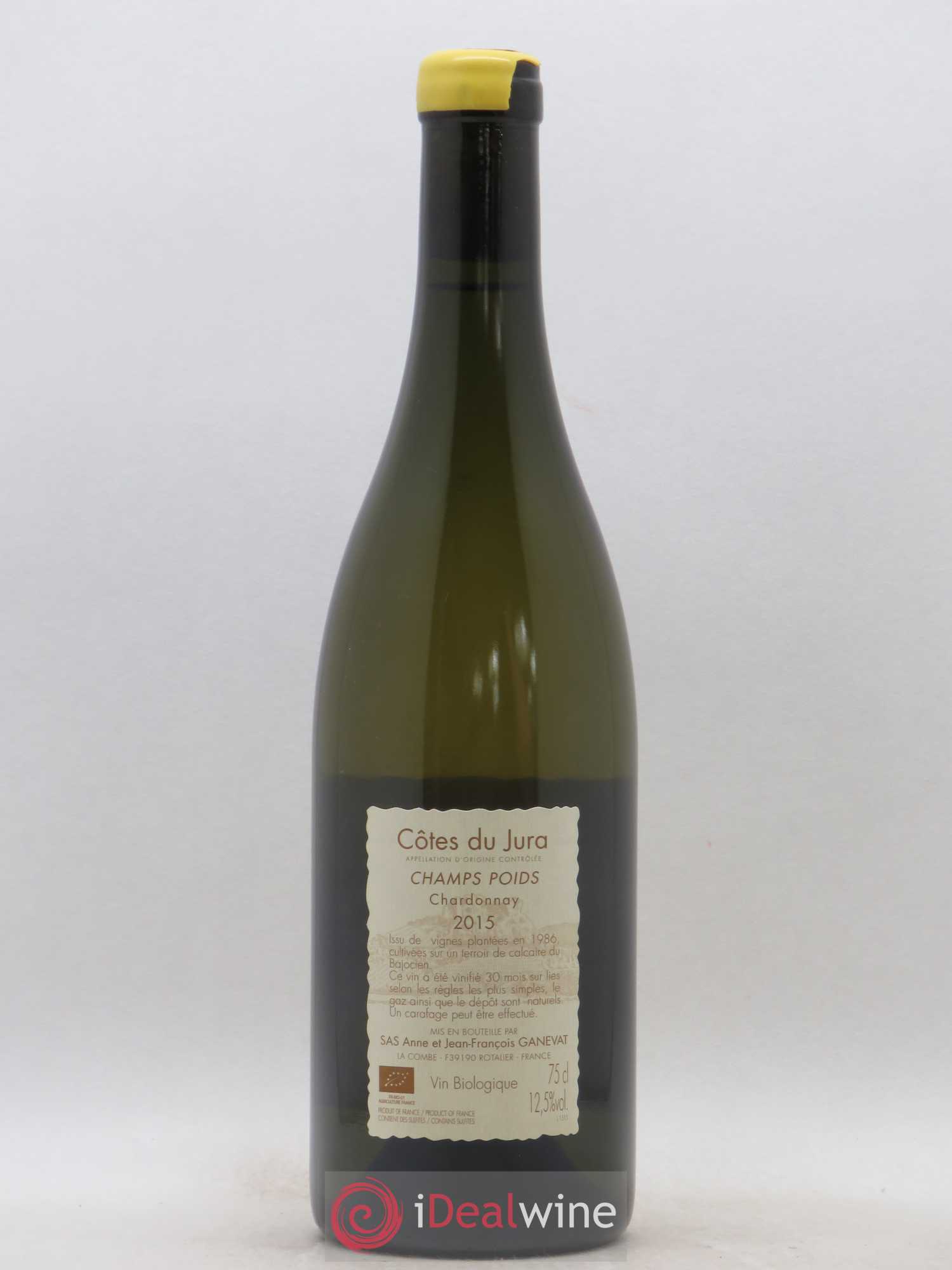 Côtes du Jura Champs Poids Anne et Jean François Ganevat 2015 - Lot de 1 bouteille - 1