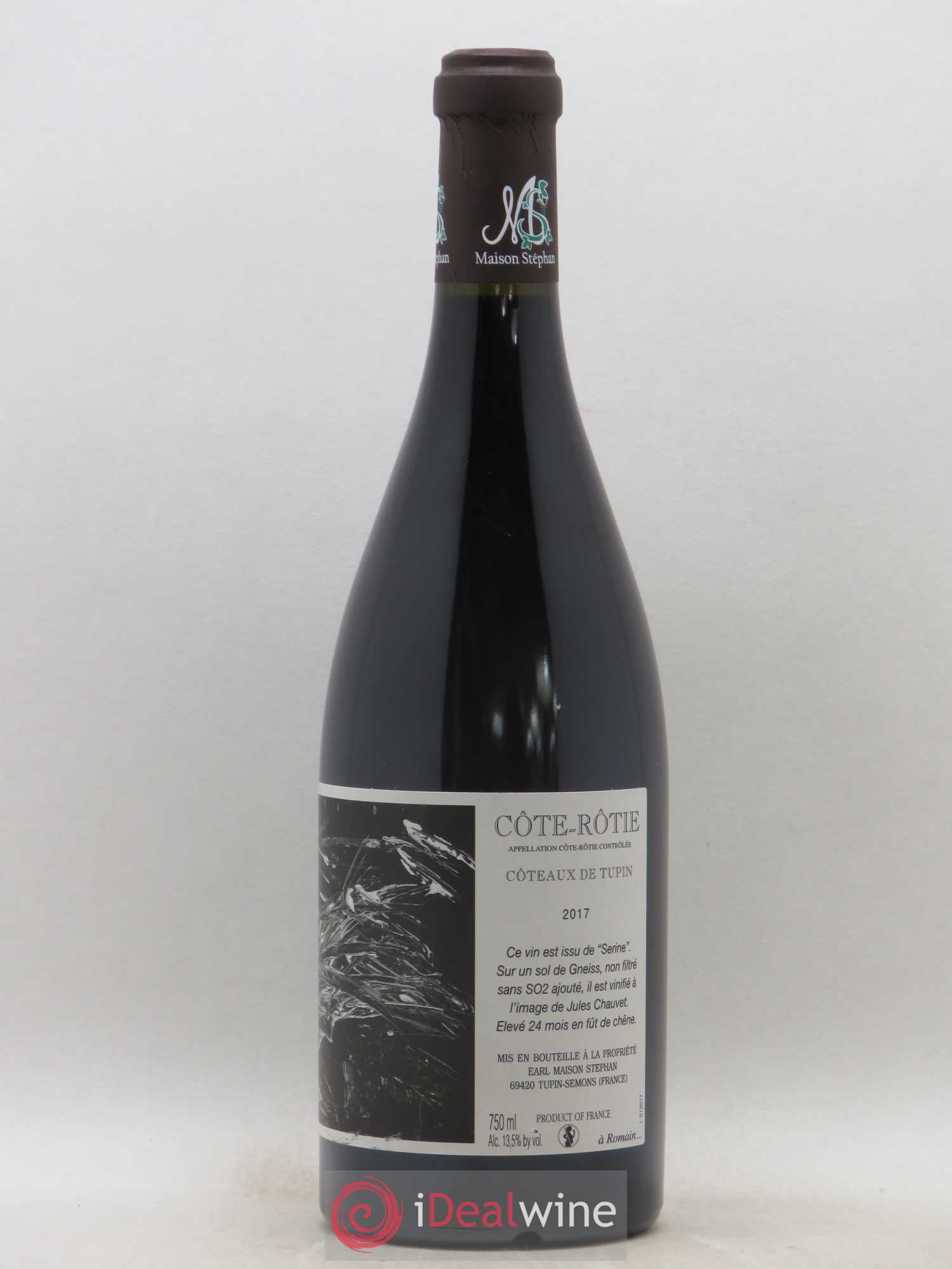 Côte-Rôtie Coteaux de Tupin Jean-Michel Stephan 2017 - Lot de 1 bouteille - 1