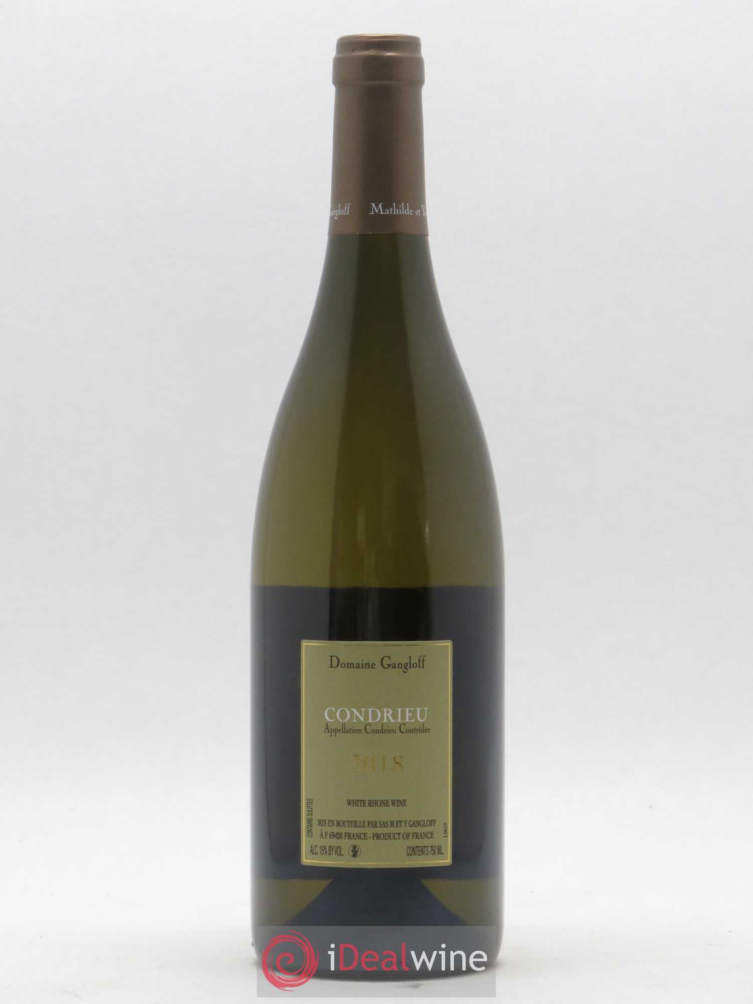 Condrieu Domaine Gangloff (Domaine) 2018 - Lot de 1 bouteille - 1