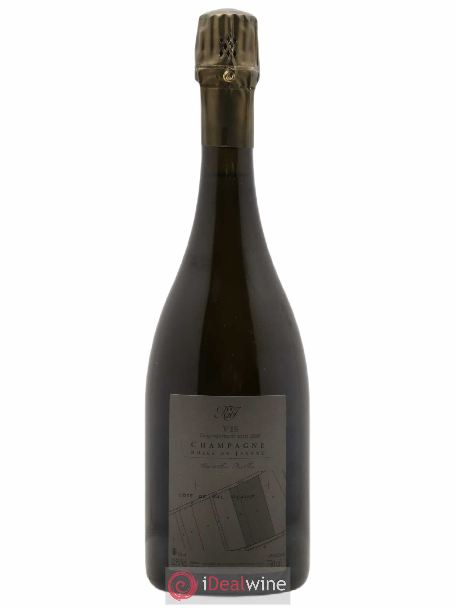 Roses de Jeanne Côte de Val Vilaine Blanc de Noirs Cédric Bouchard V18 - Lot de 1 bouteille - 1