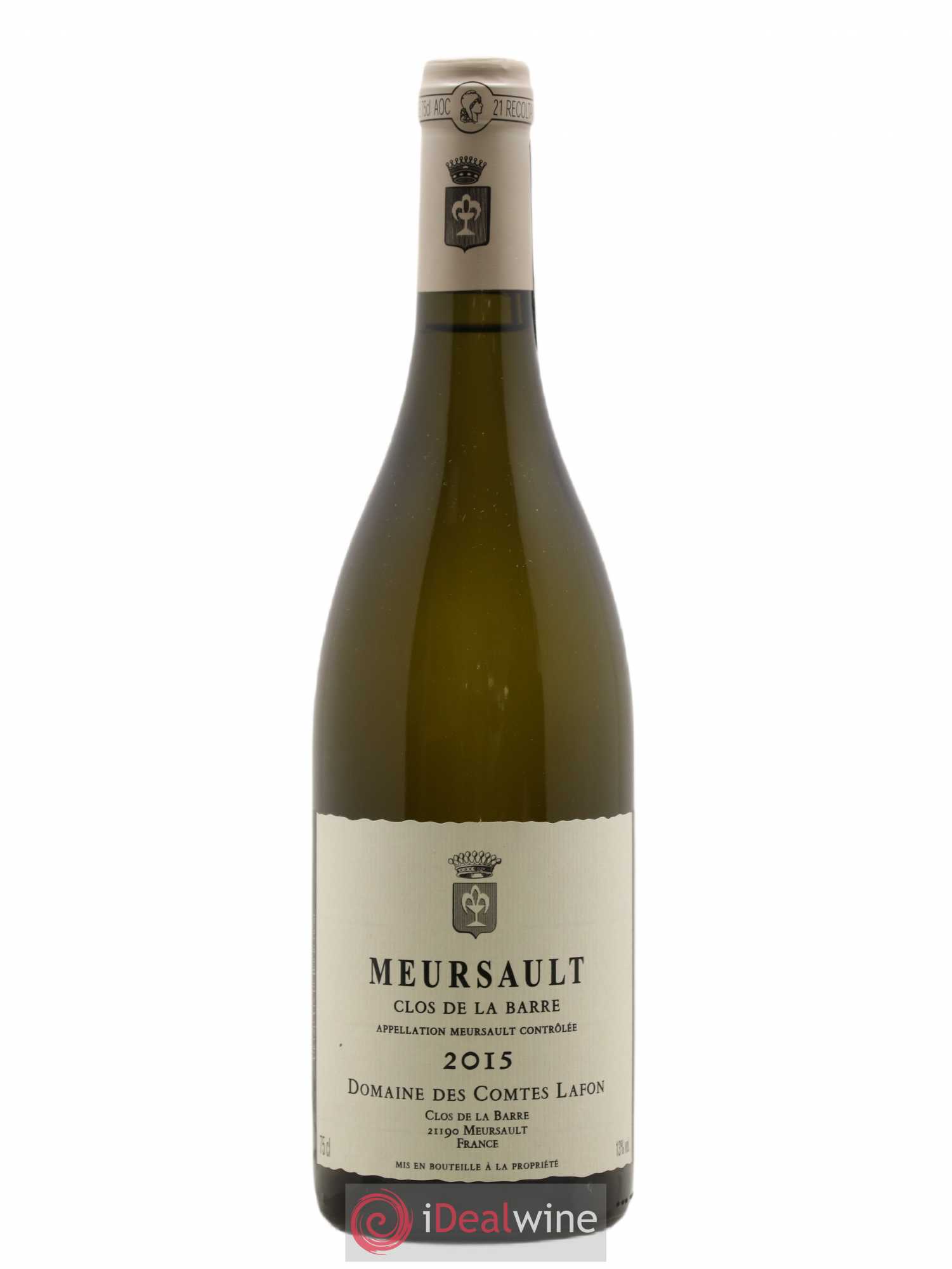 Meursault Clos de la Barre Comtes Lafon (Domaine des) 2015 - Lot de 1 bouteille - 0