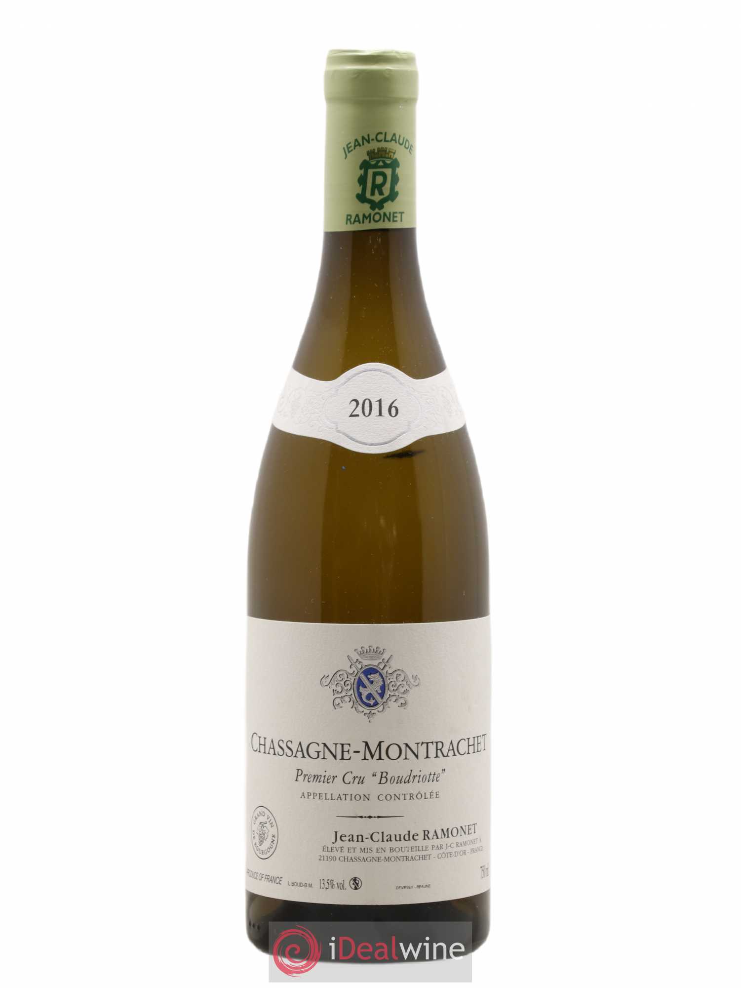 Chassagne-Montrachet 1er Cru Boudriotte Ramonet (Domaine) 2016 - Lot de 1 bouteille - 0